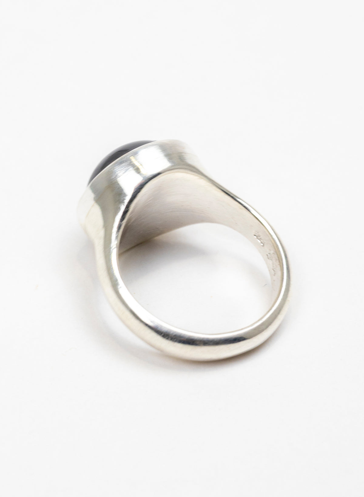 Silver Grey Moonstone Ring