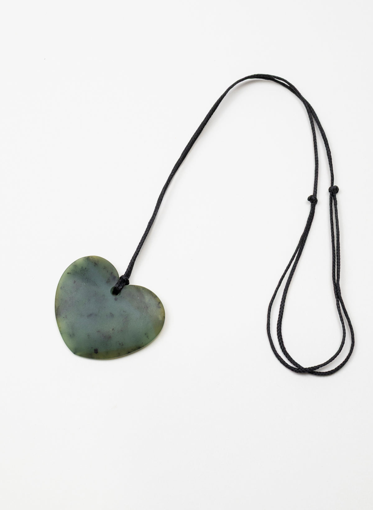 Kawakawa Pounamu Heart Pendant