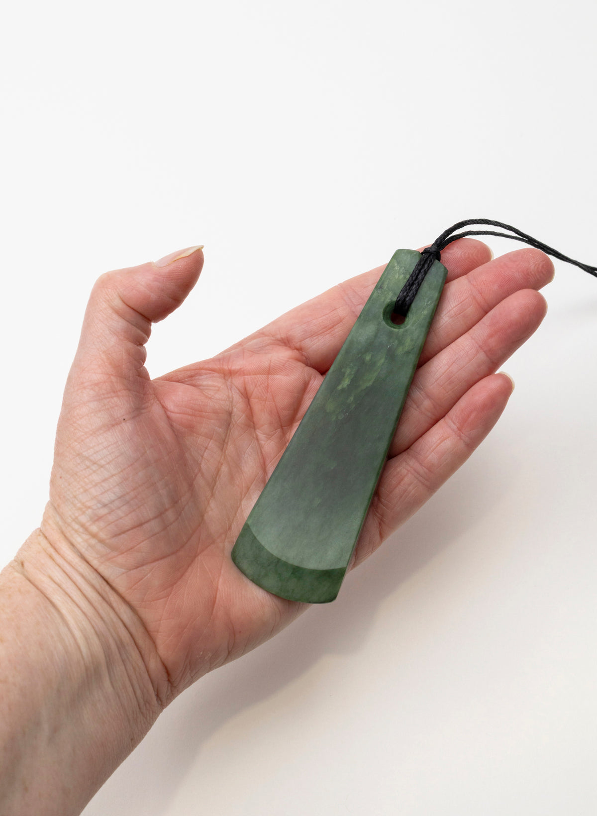 Kawakawa Pounamu Wave Pendant
