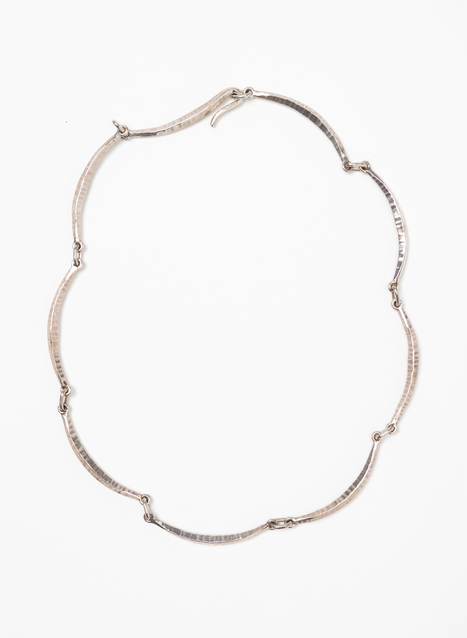 Forged Scallop Necklace