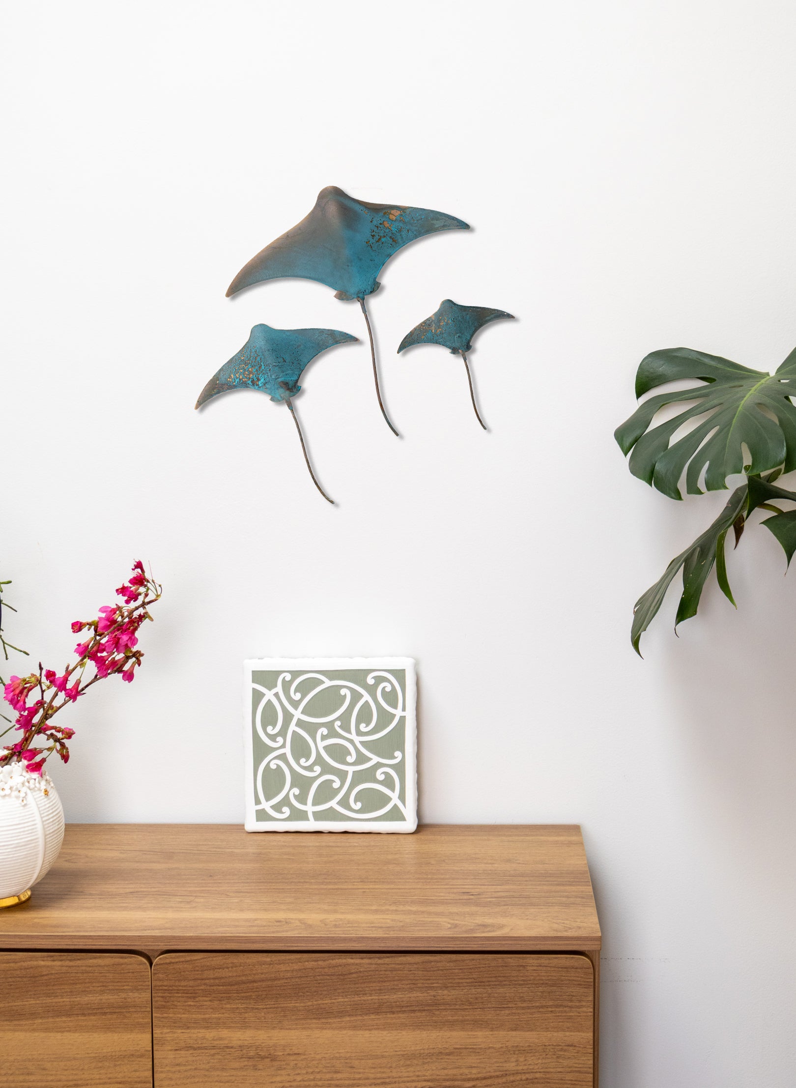 Stingray - Set of 3 (Teal)