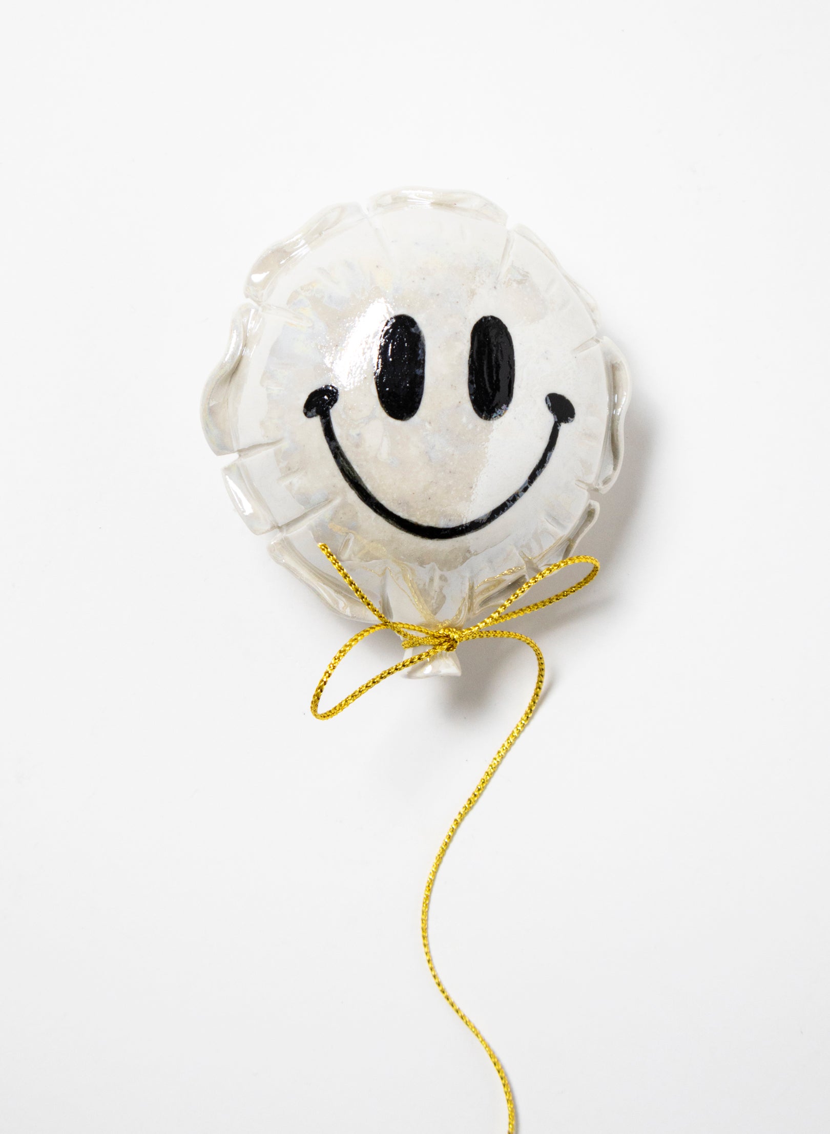 Mini Ceramic Balloon Smiley Face