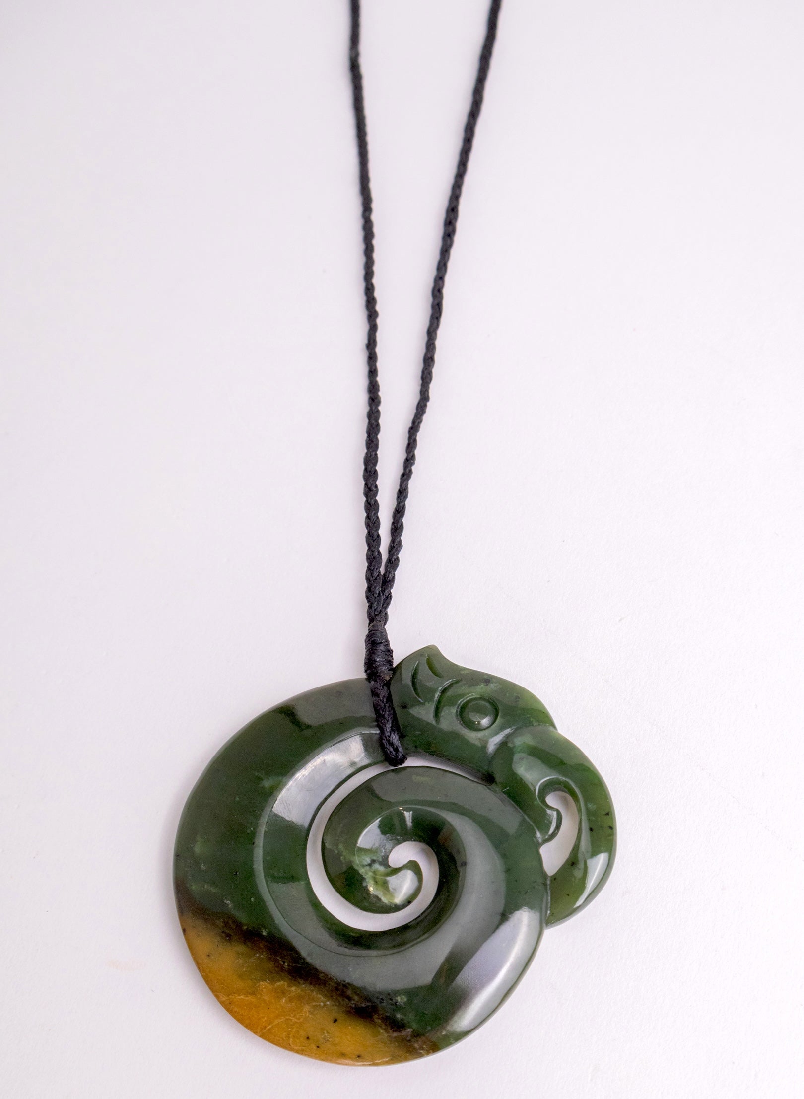 Carved Pounamu Manaia Pendant