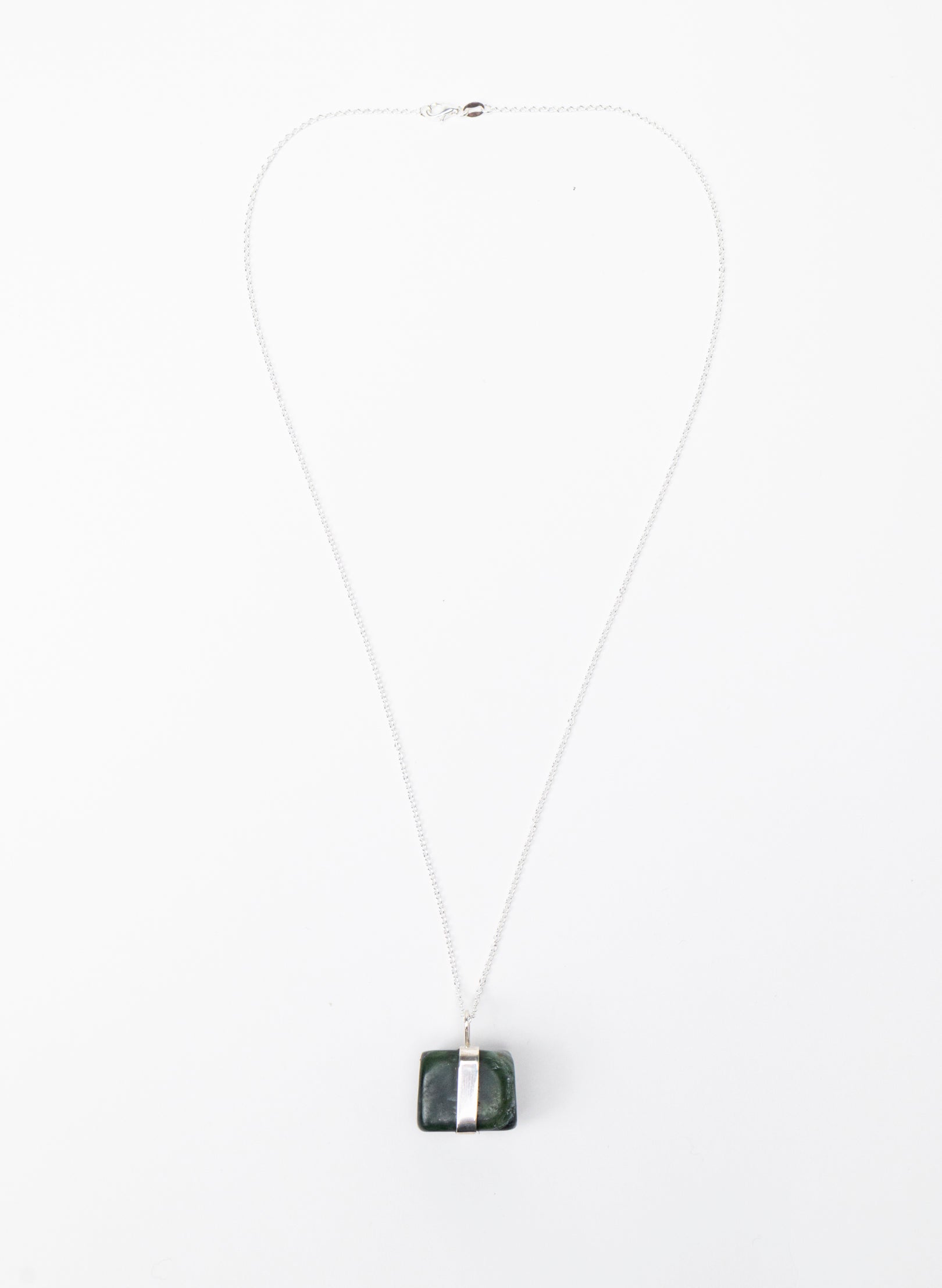 Down to Earth Cube Pendant Necklace