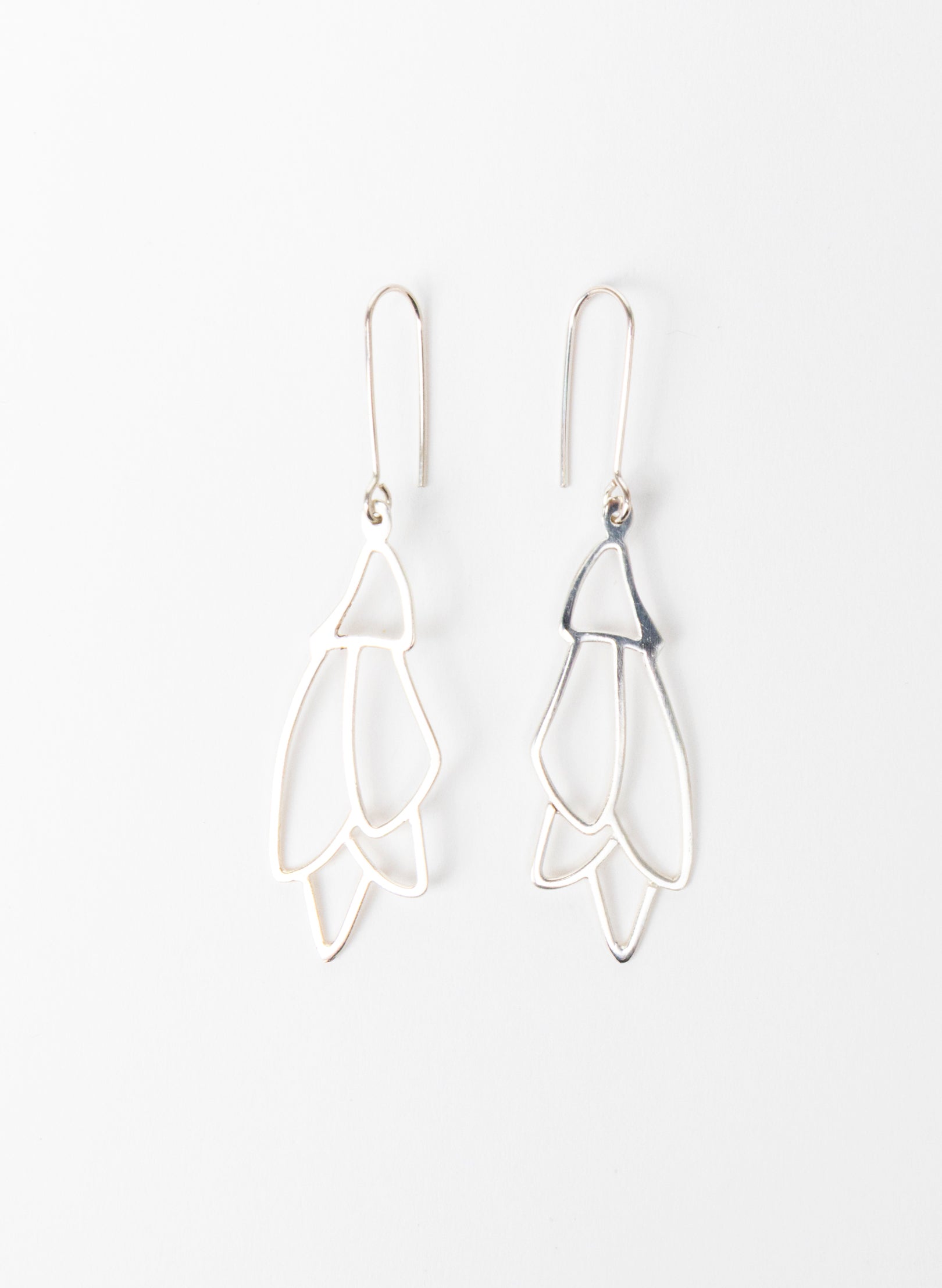 Kōwhai Earrings Long Hooks