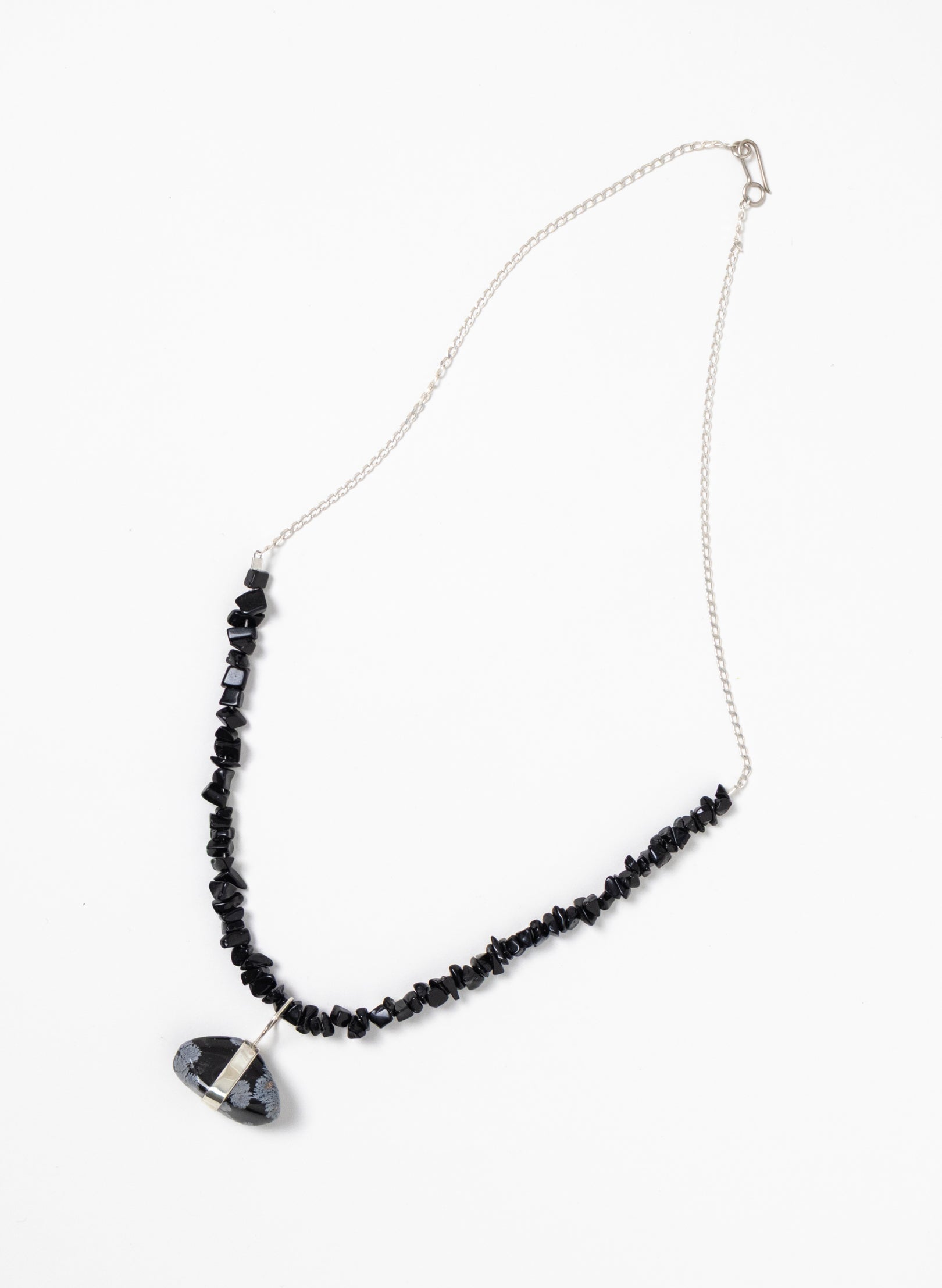 Obsidian Stone Necklace