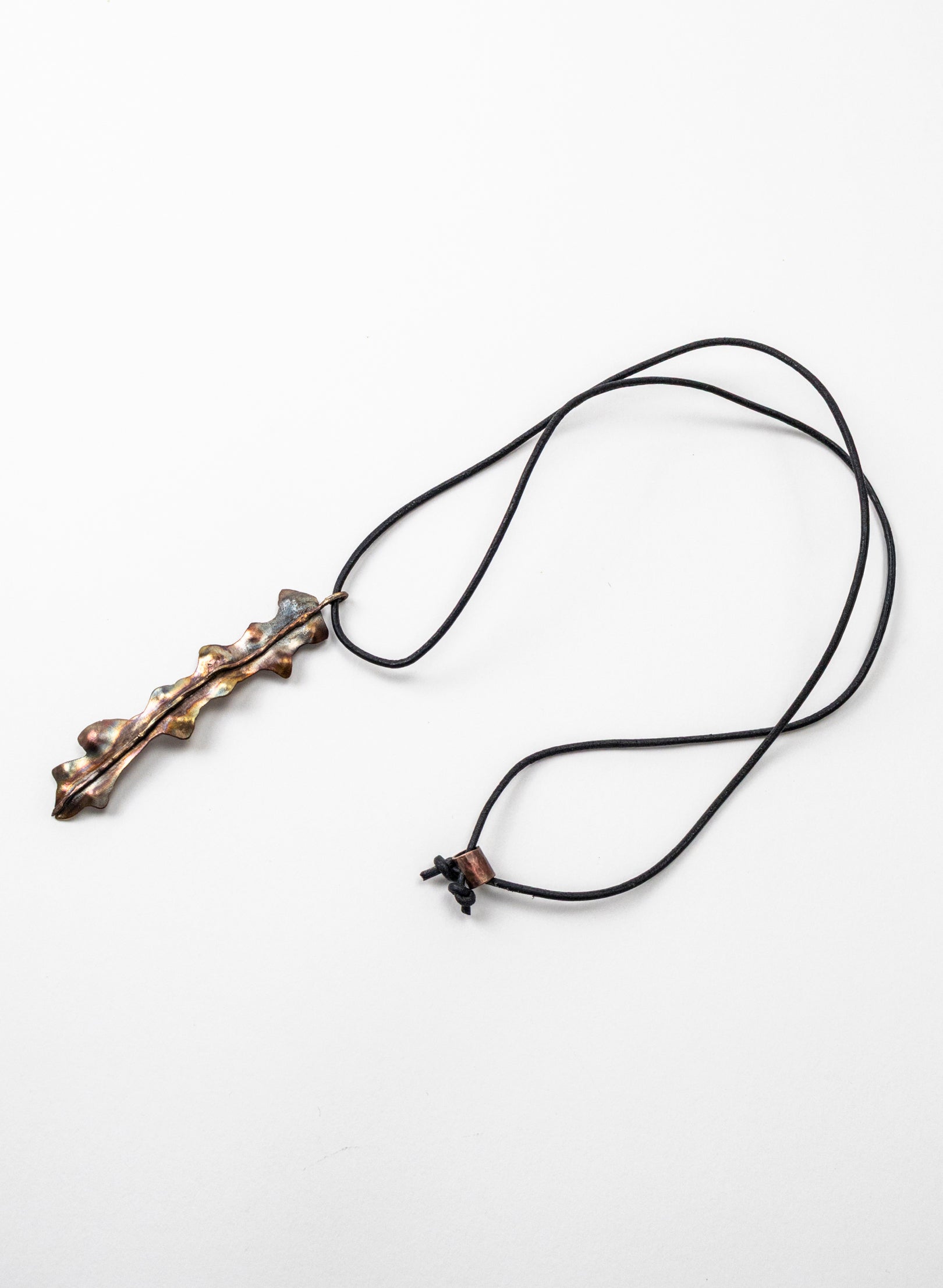 Horoeka Leaf Pendant - Copper