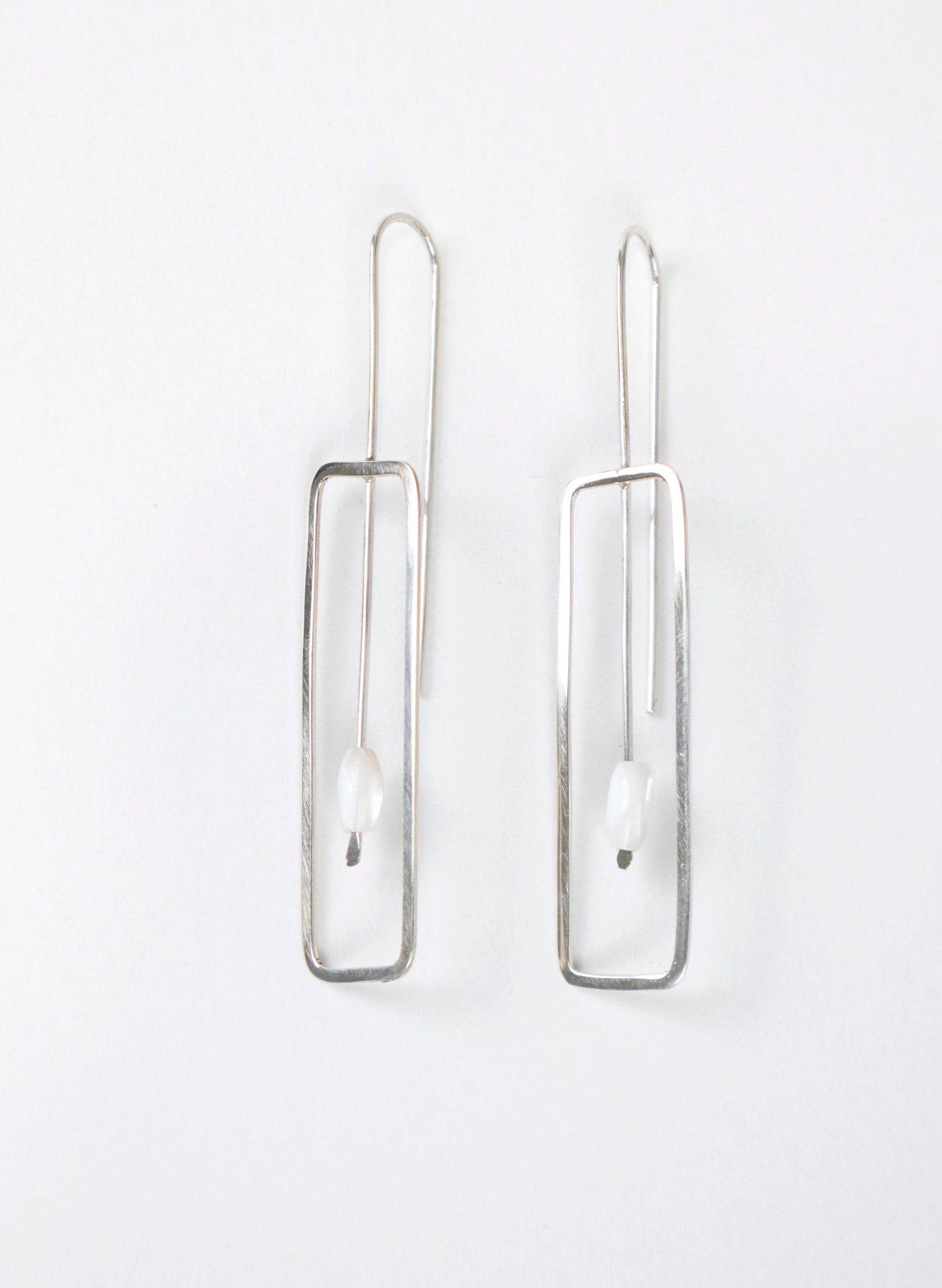 Summer Hook Earrings With Mother of Pearl