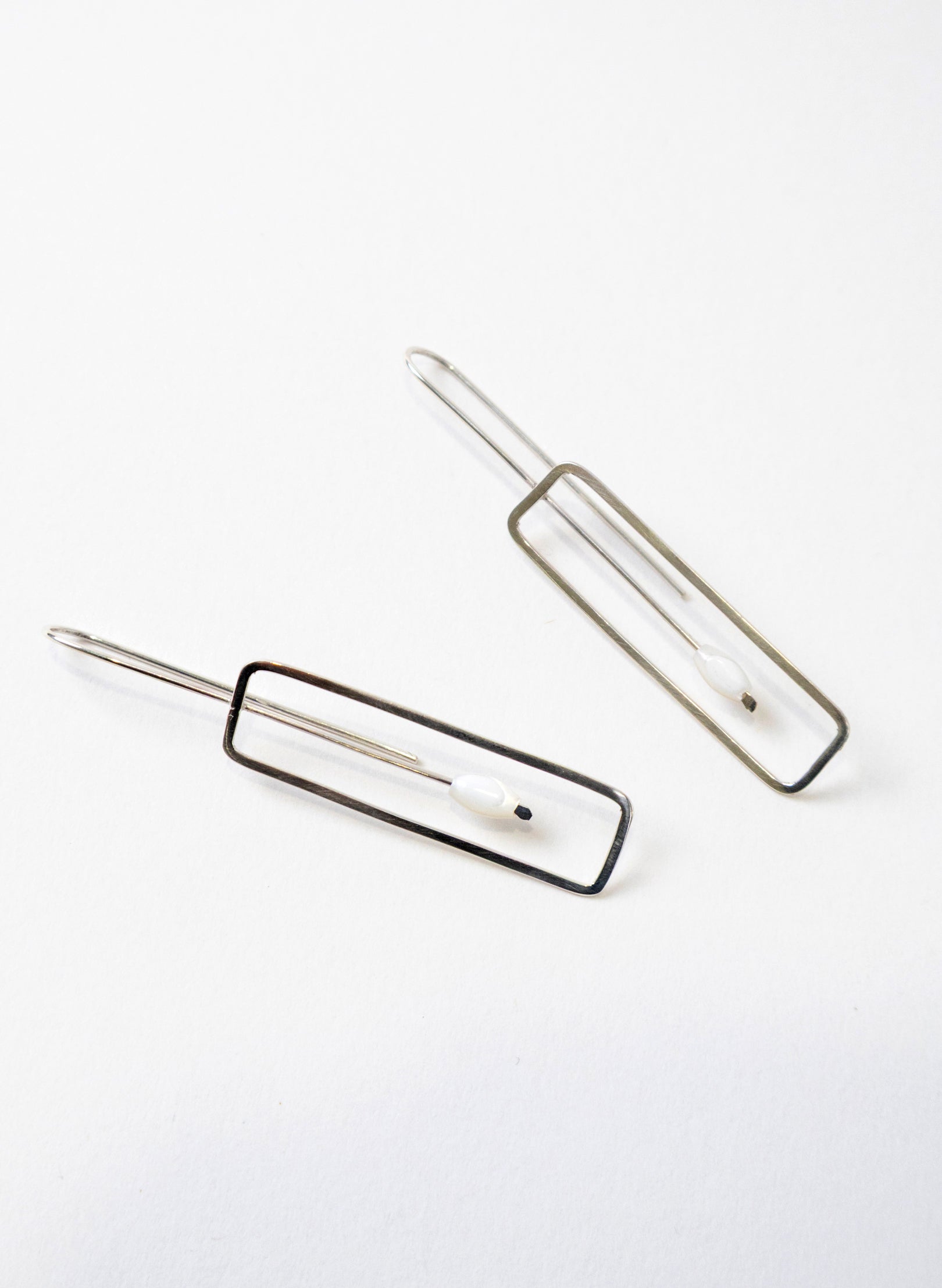 Summer Hook Earrings With Mother of Pearl