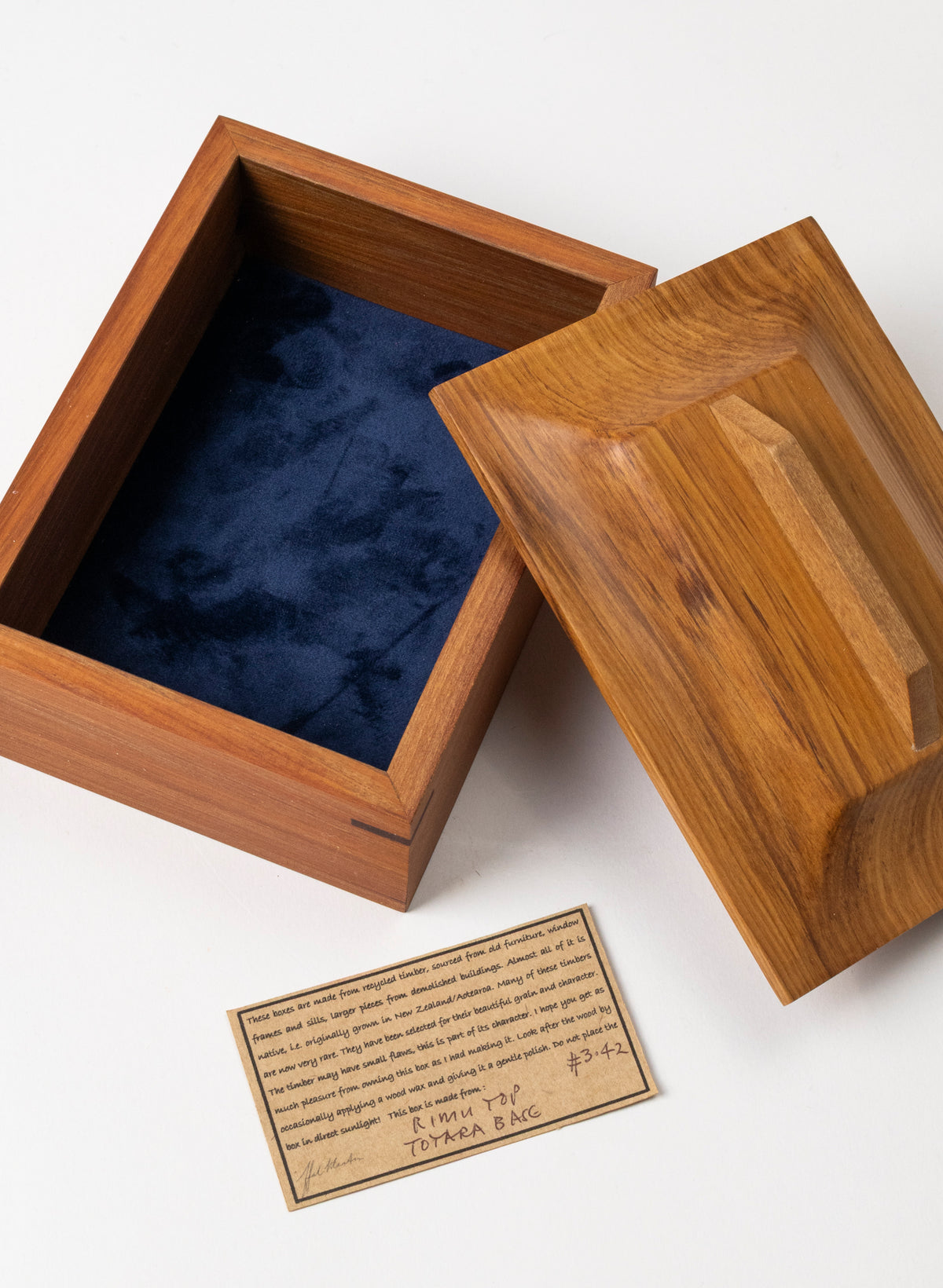 Timber Treasure Box - Rimu and Totara