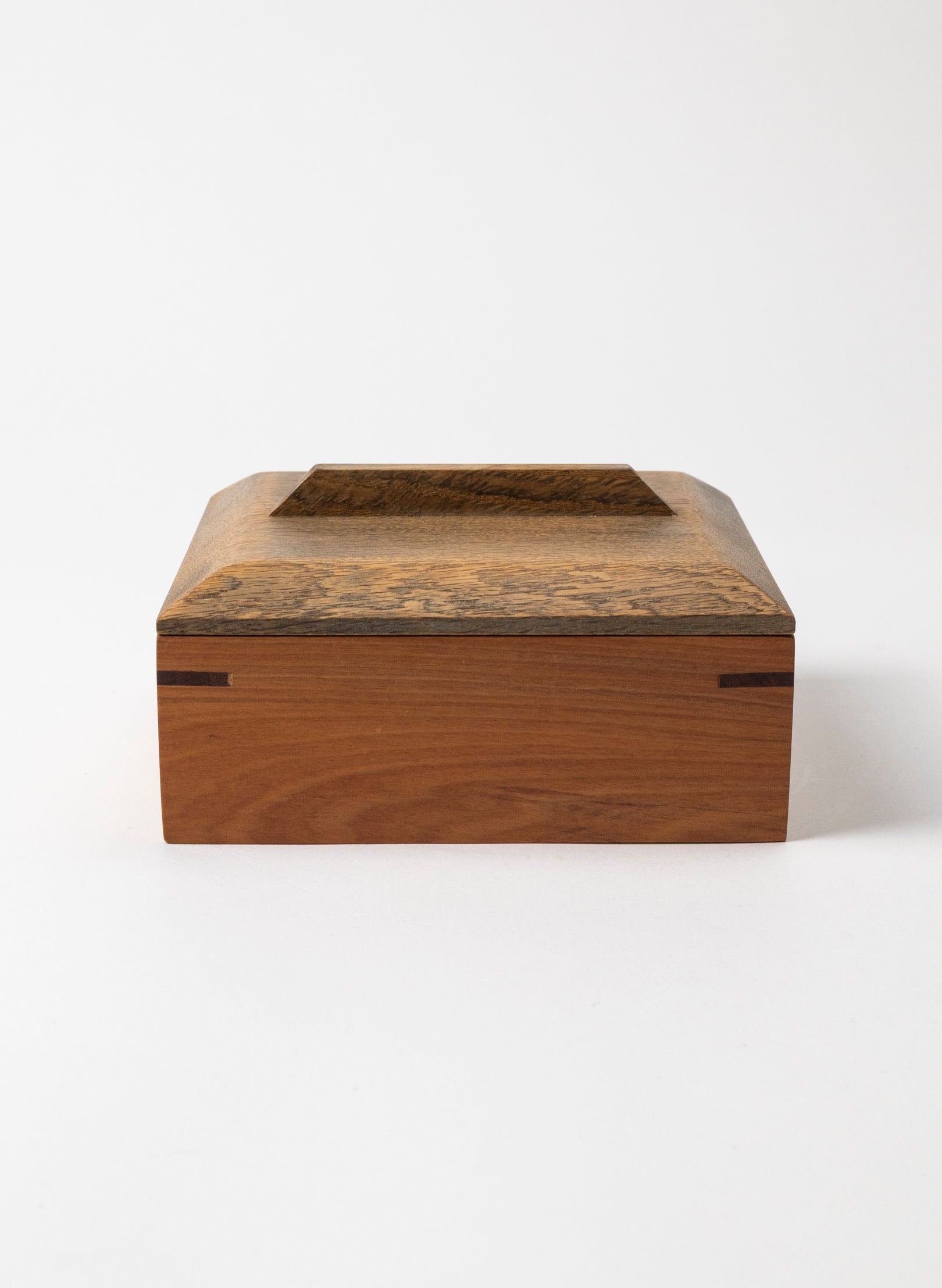 Timber Treasure Box - Stained Oak and Matai