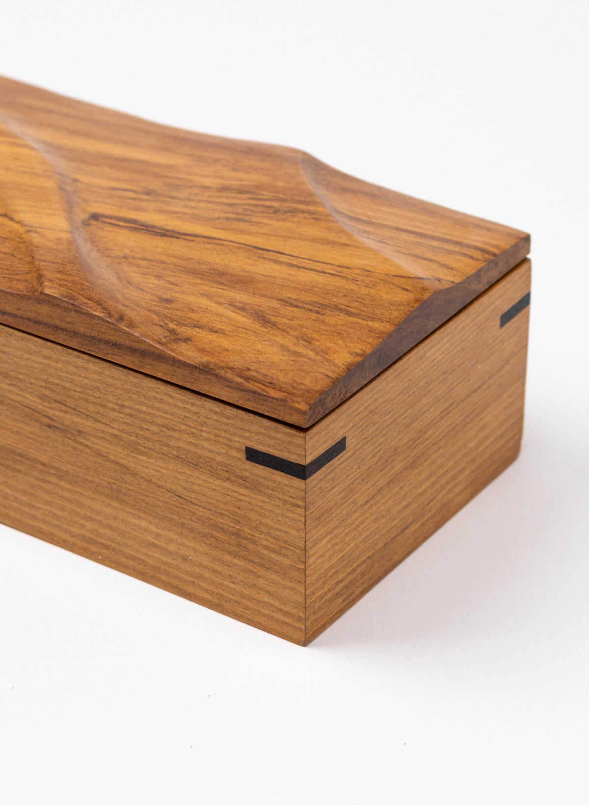 Sculptured Rimu Timber Treasure Box