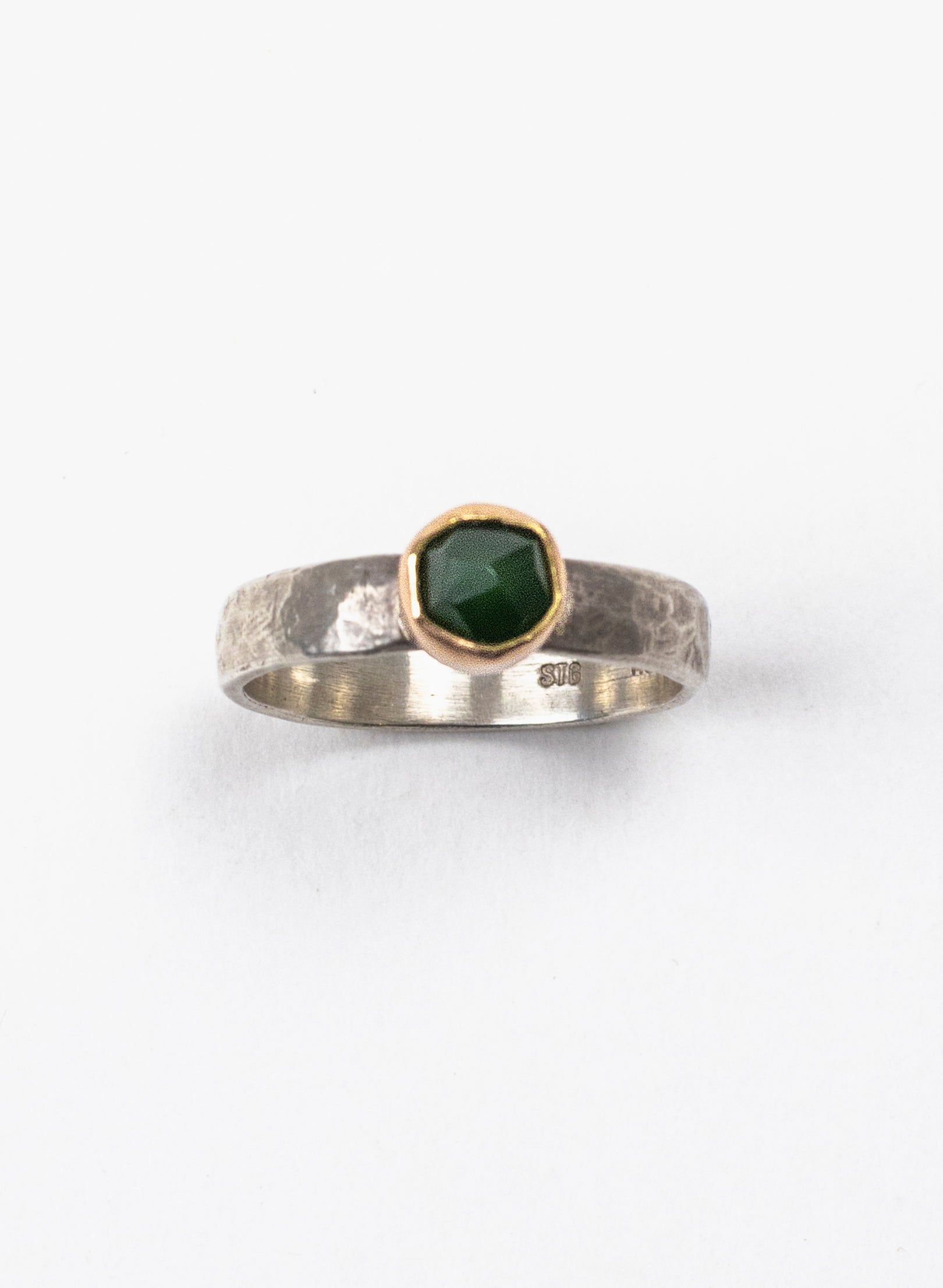 Dual Gold Pounamu Ring