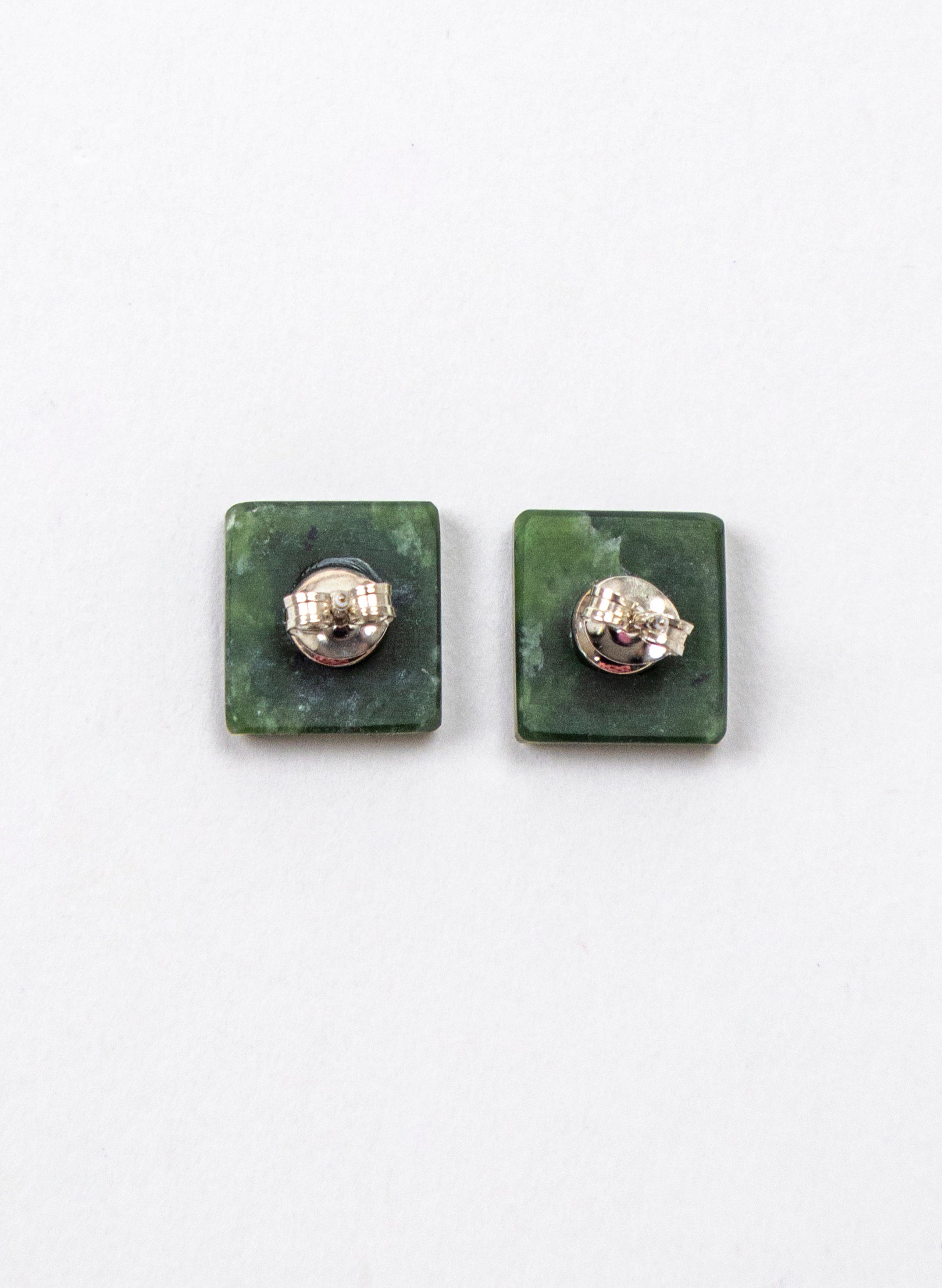 Square Dot Greenstone Studs