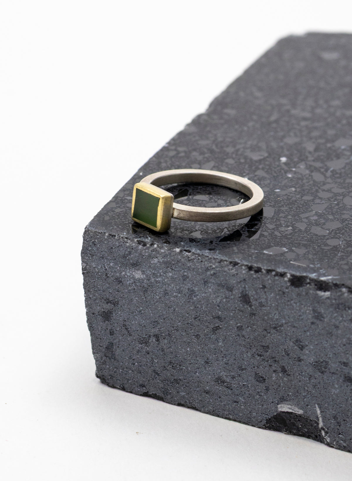 Dual Gold Pounamu Ring