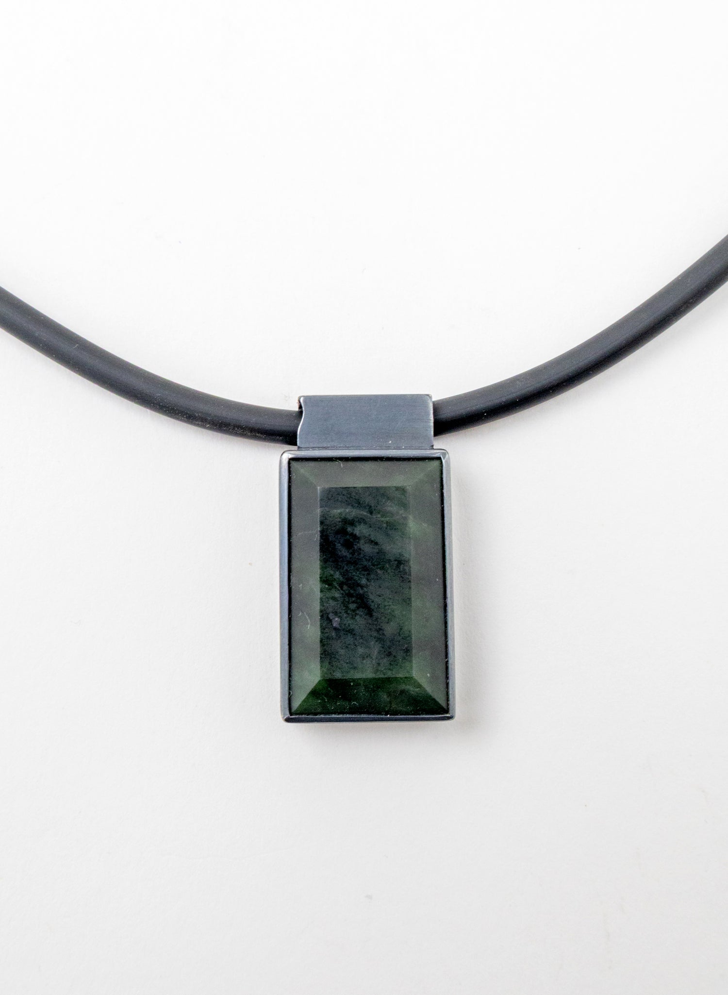 Geometric Pounamu Gem Pendant