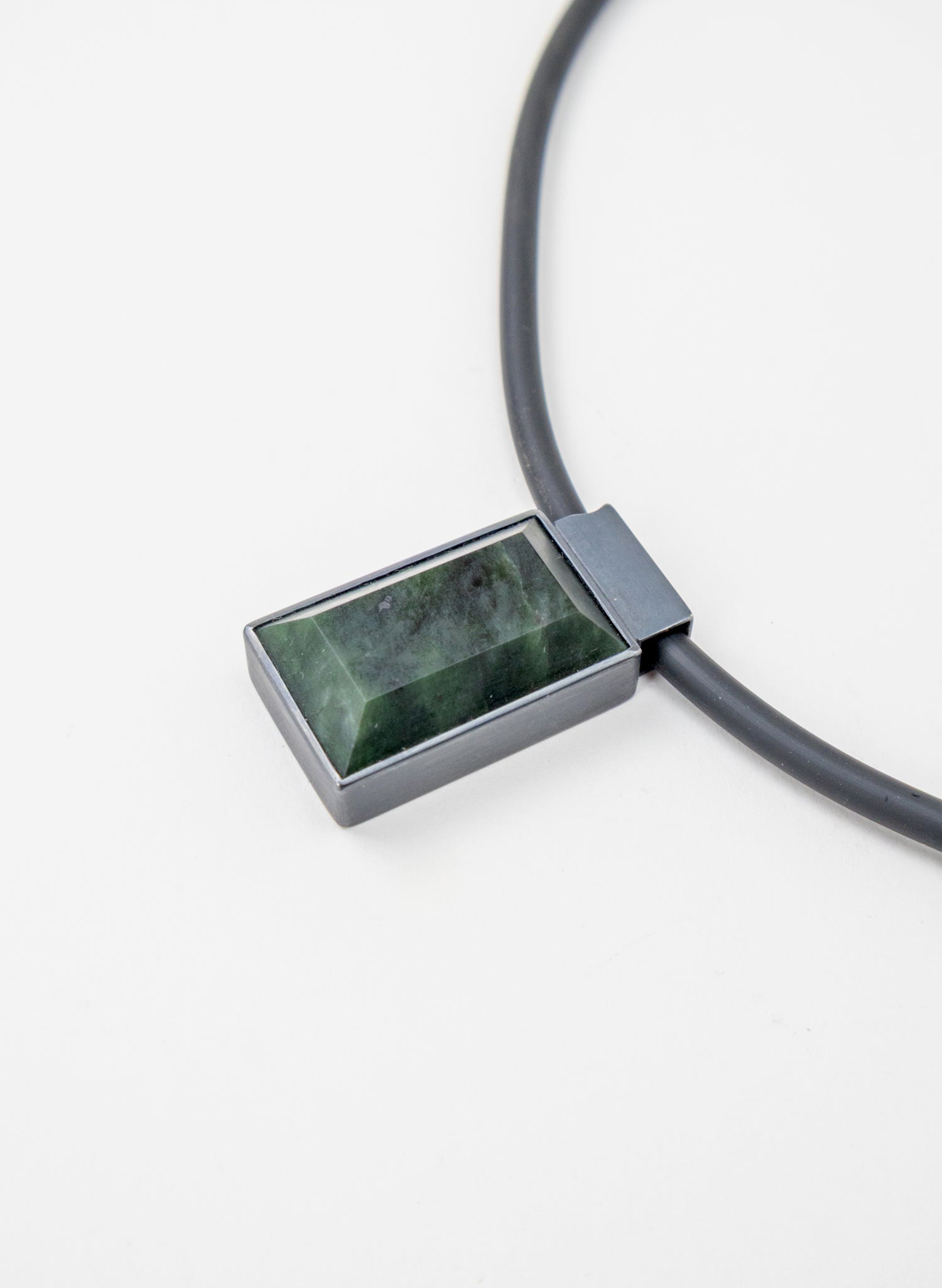 Geometric Pounamu Gem Pendant