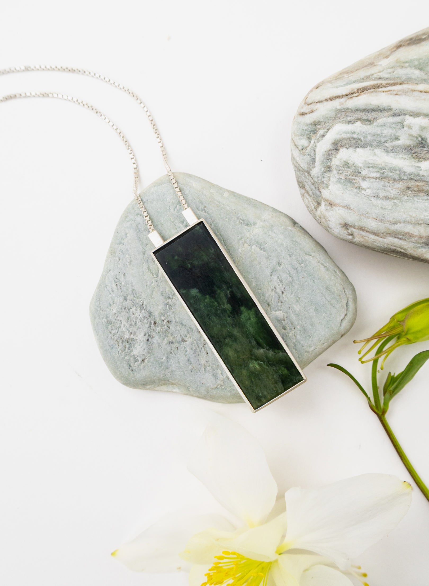 Column Pounamu Pendant B