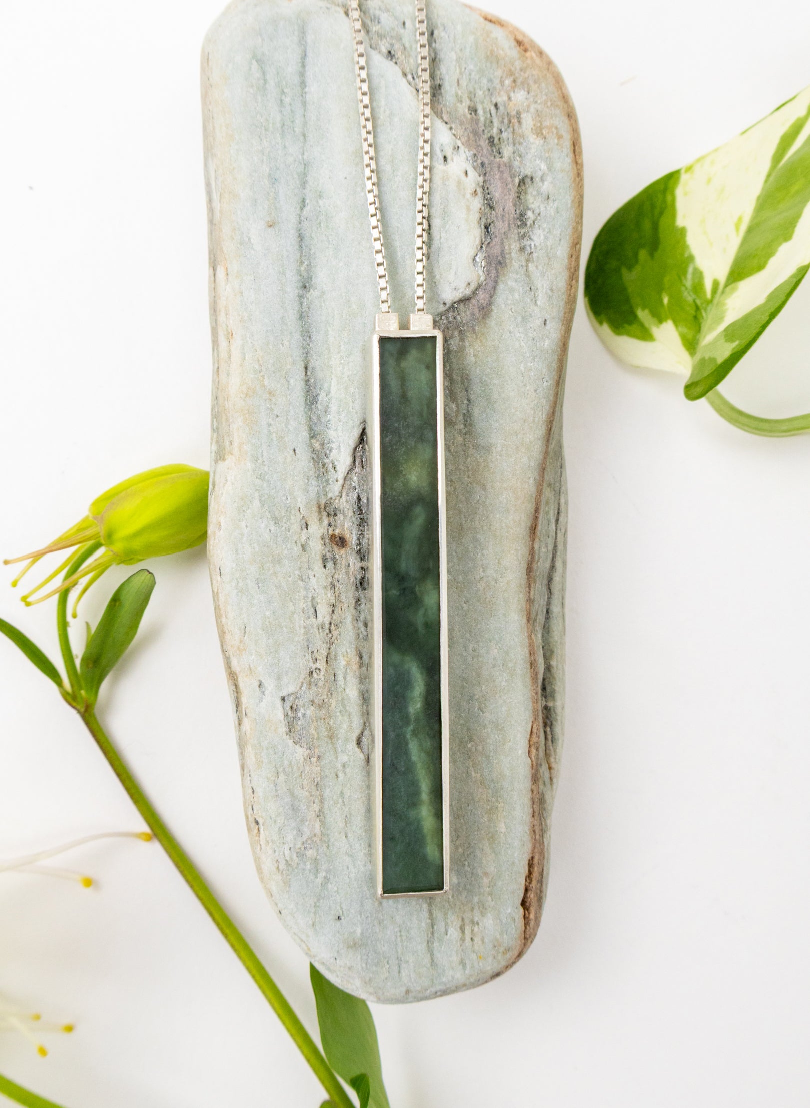 Column Pounamu Pendant C