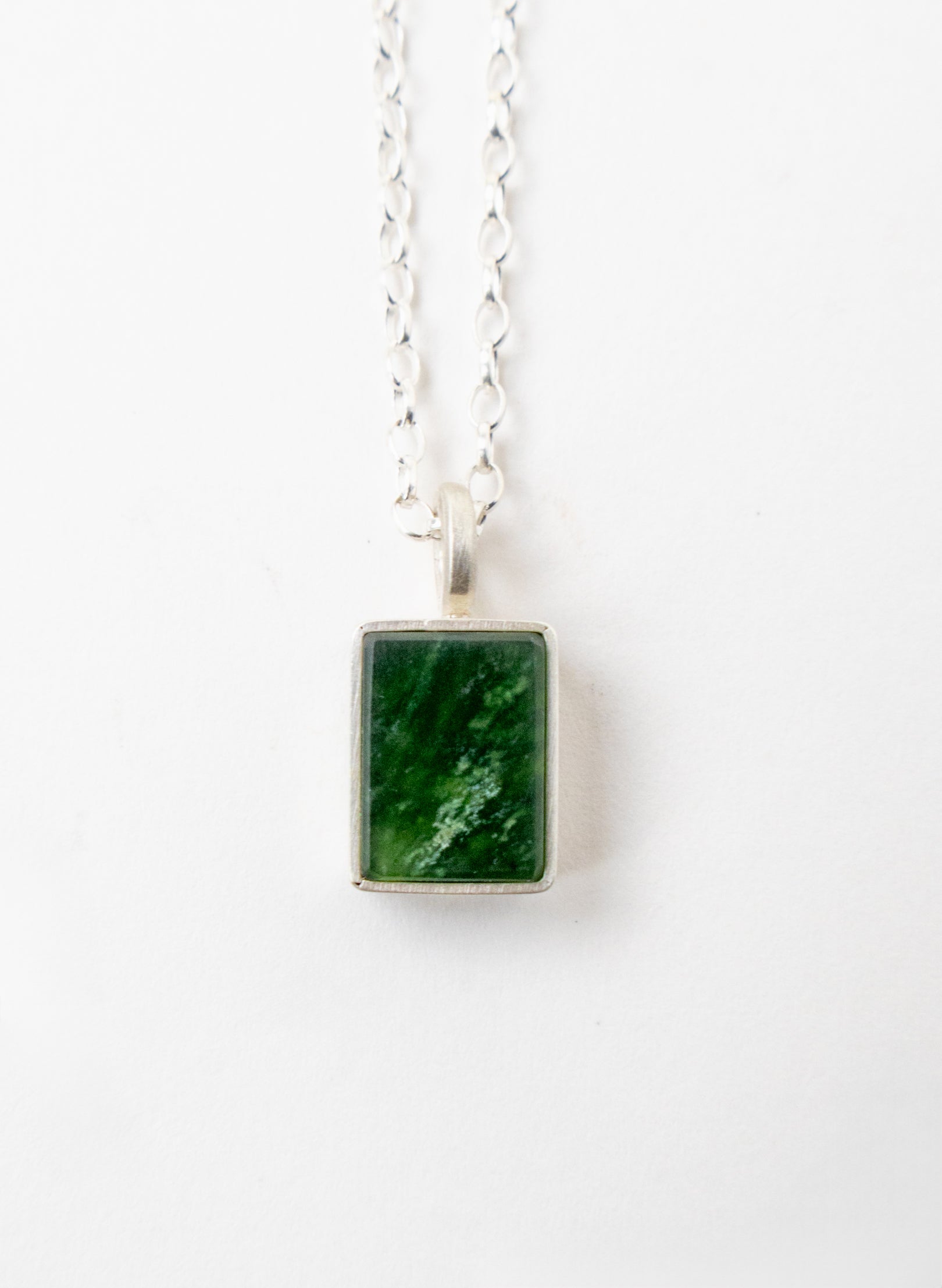 Pounamu Box Pendant B