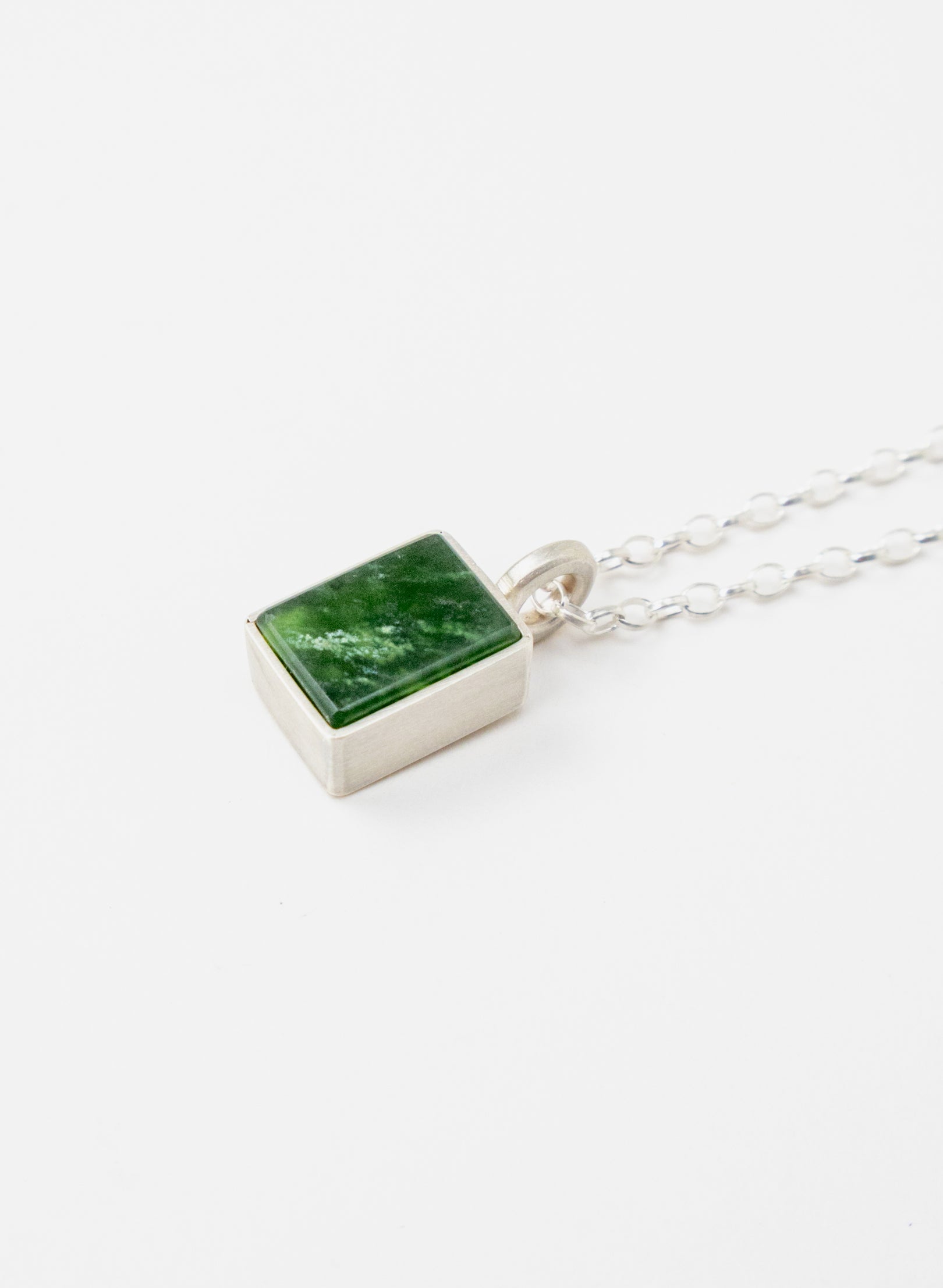 Pounamu Box Pendant B