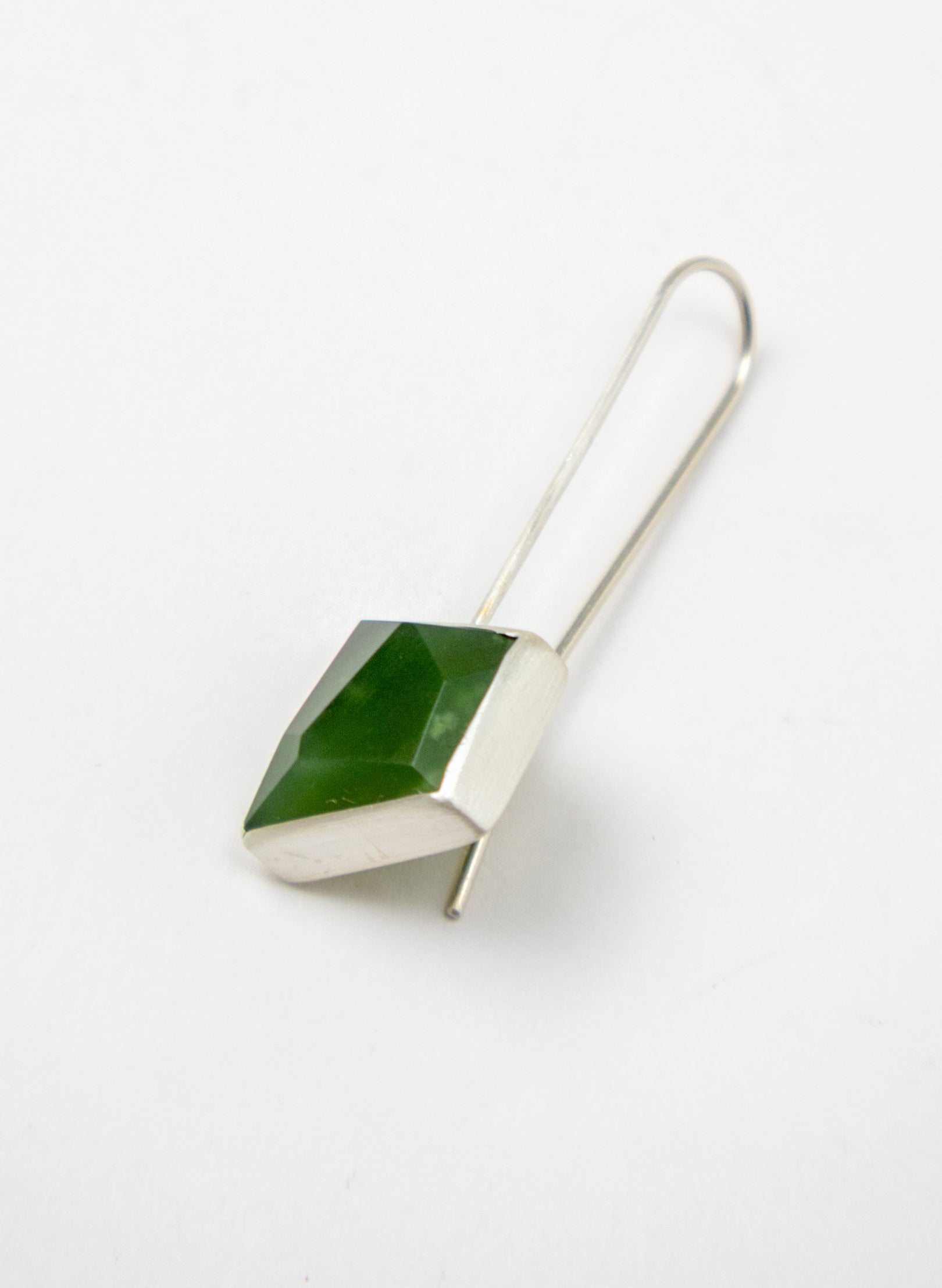 Geometric Facetted Box Earrings C