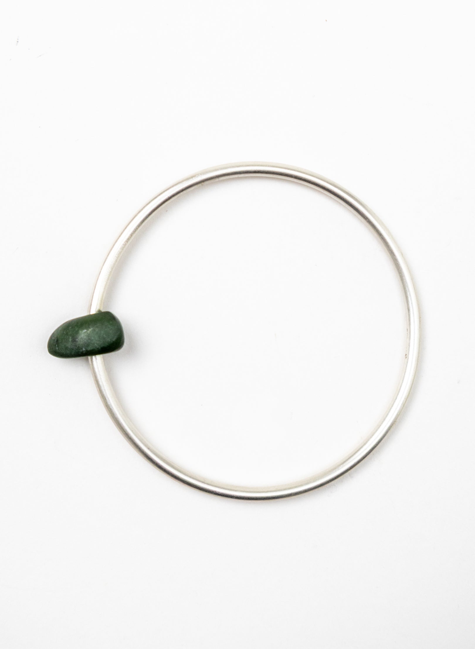 Pebble Pounamu Bangle Small - 63mm Internal Diameter