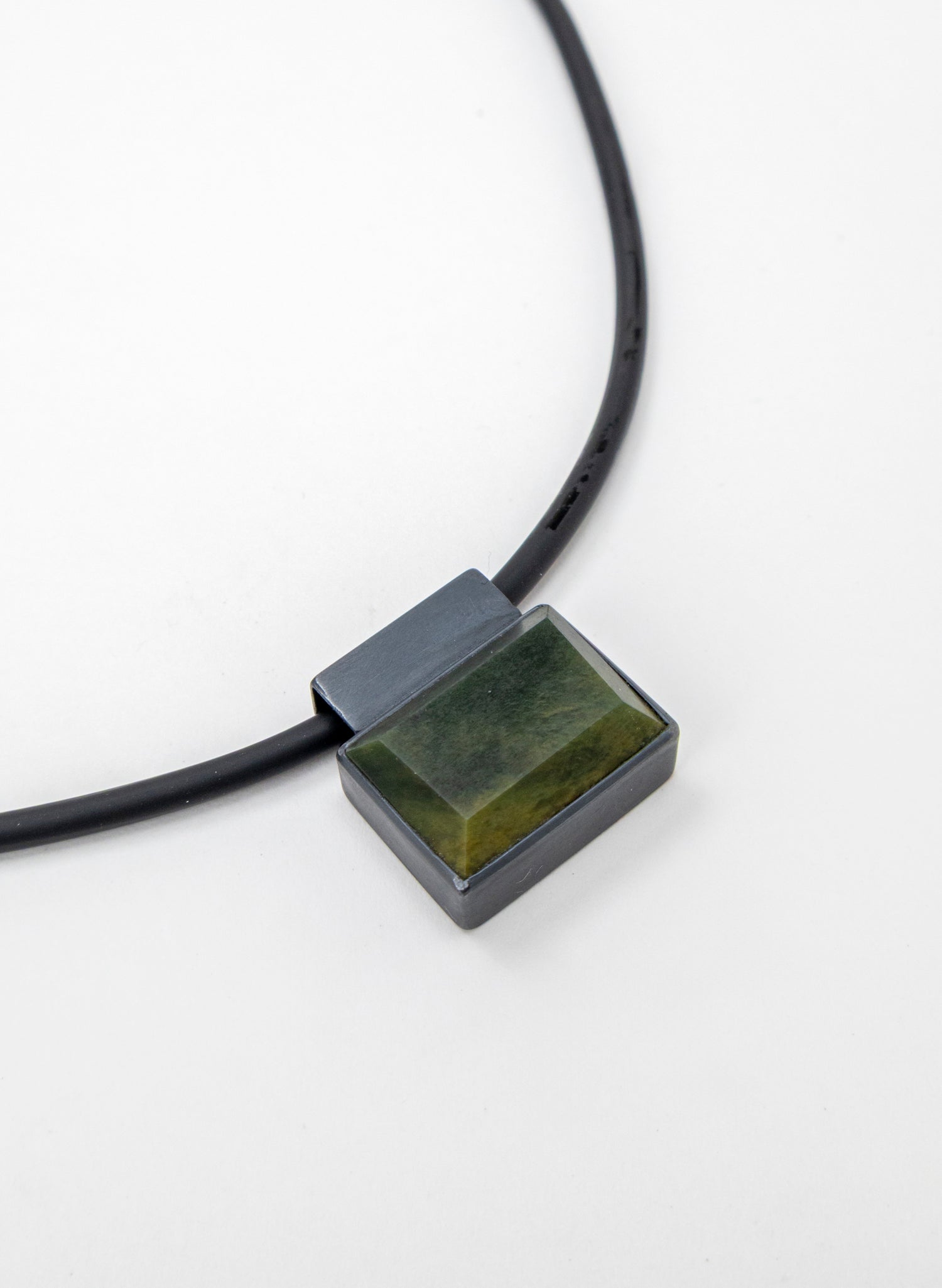 Geometric Pounamu Gem Pendant