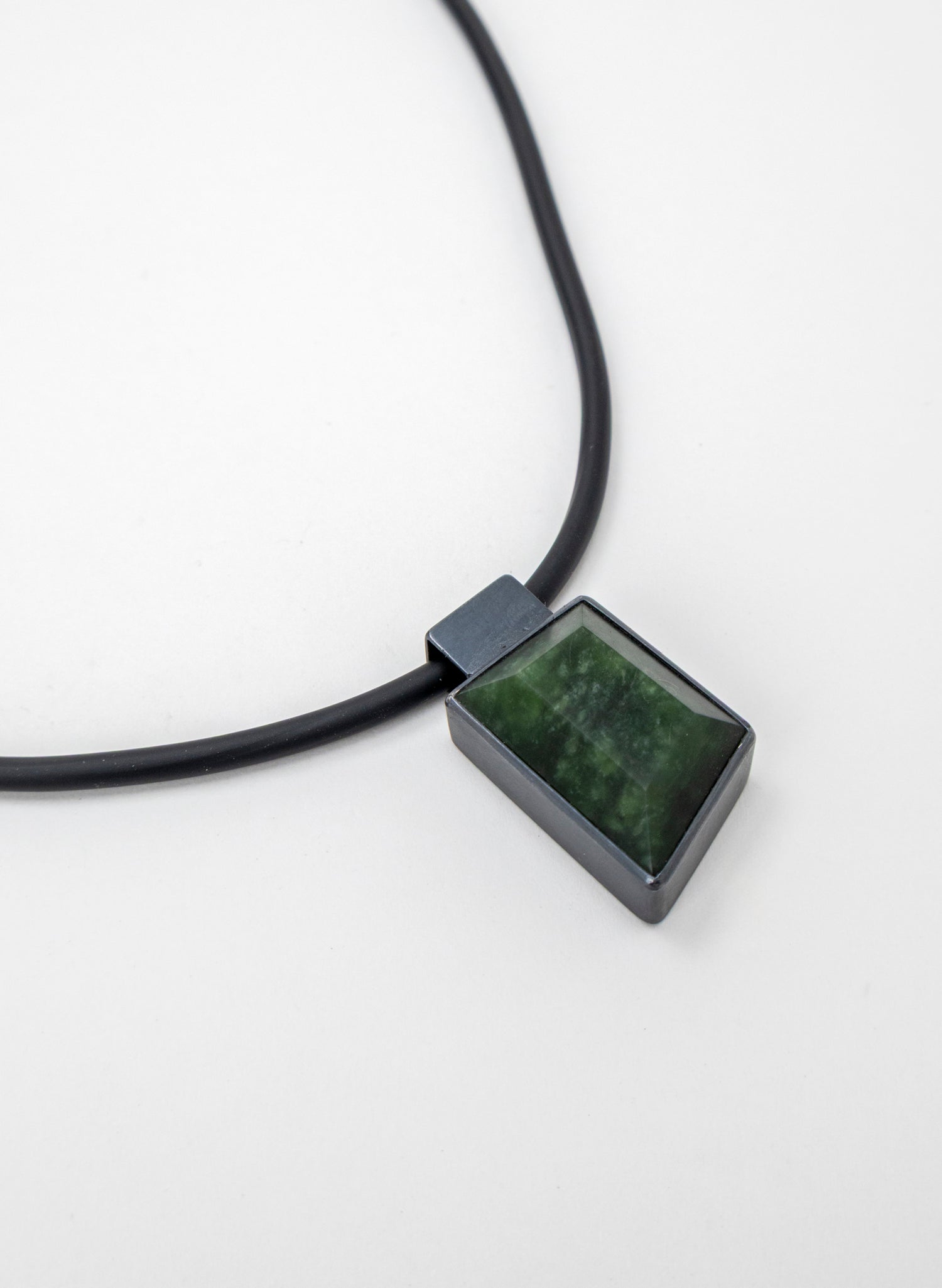 Geometric Pounamu Gem Pendant