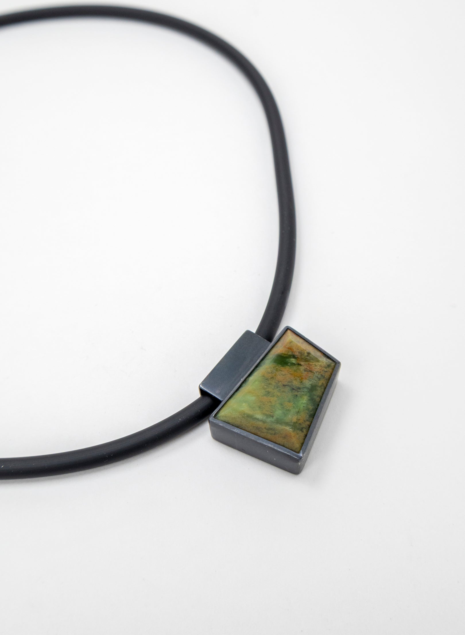 Geometric Pounamu Gem Pendant