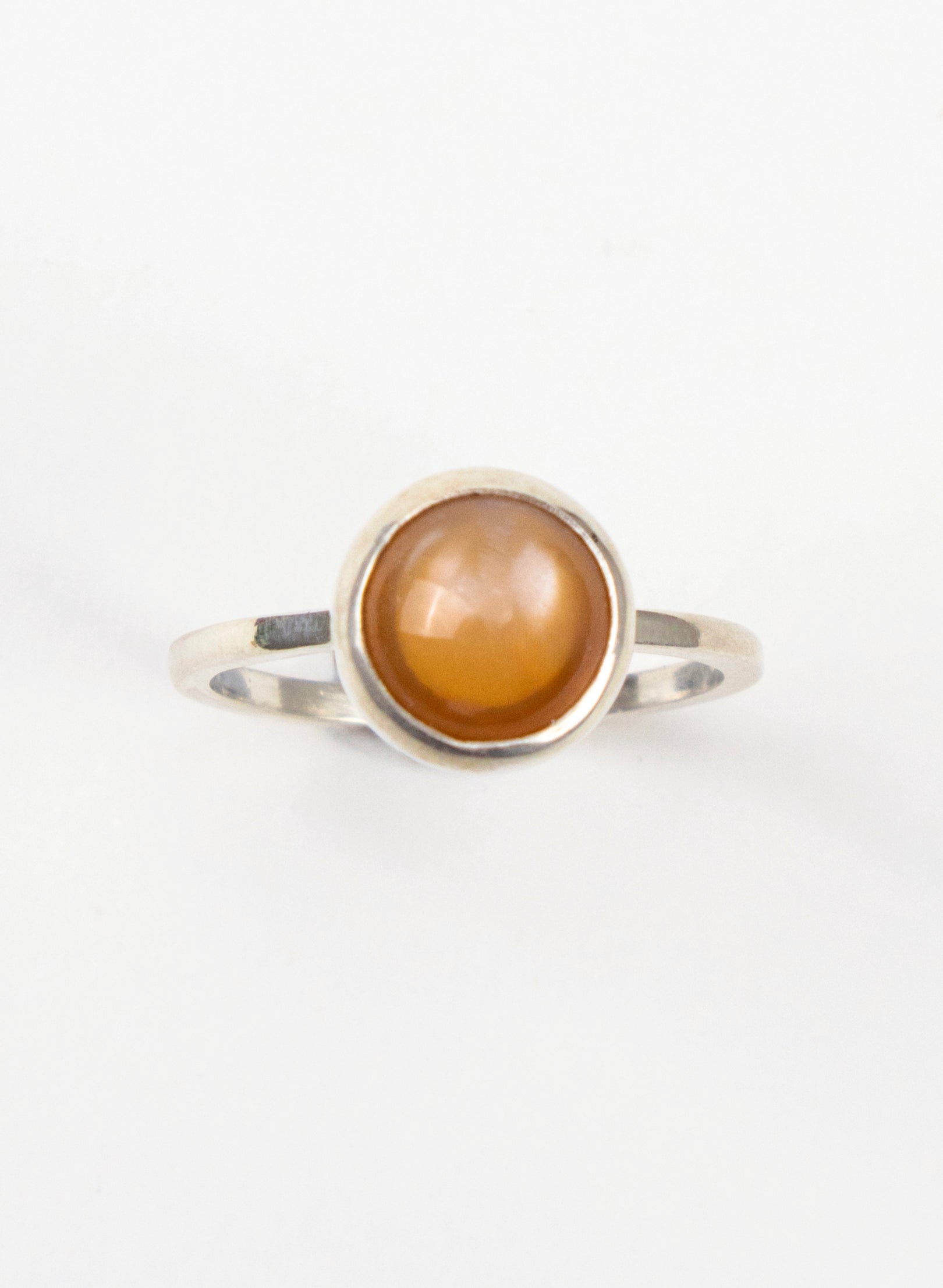Apricot Moonstone Ring