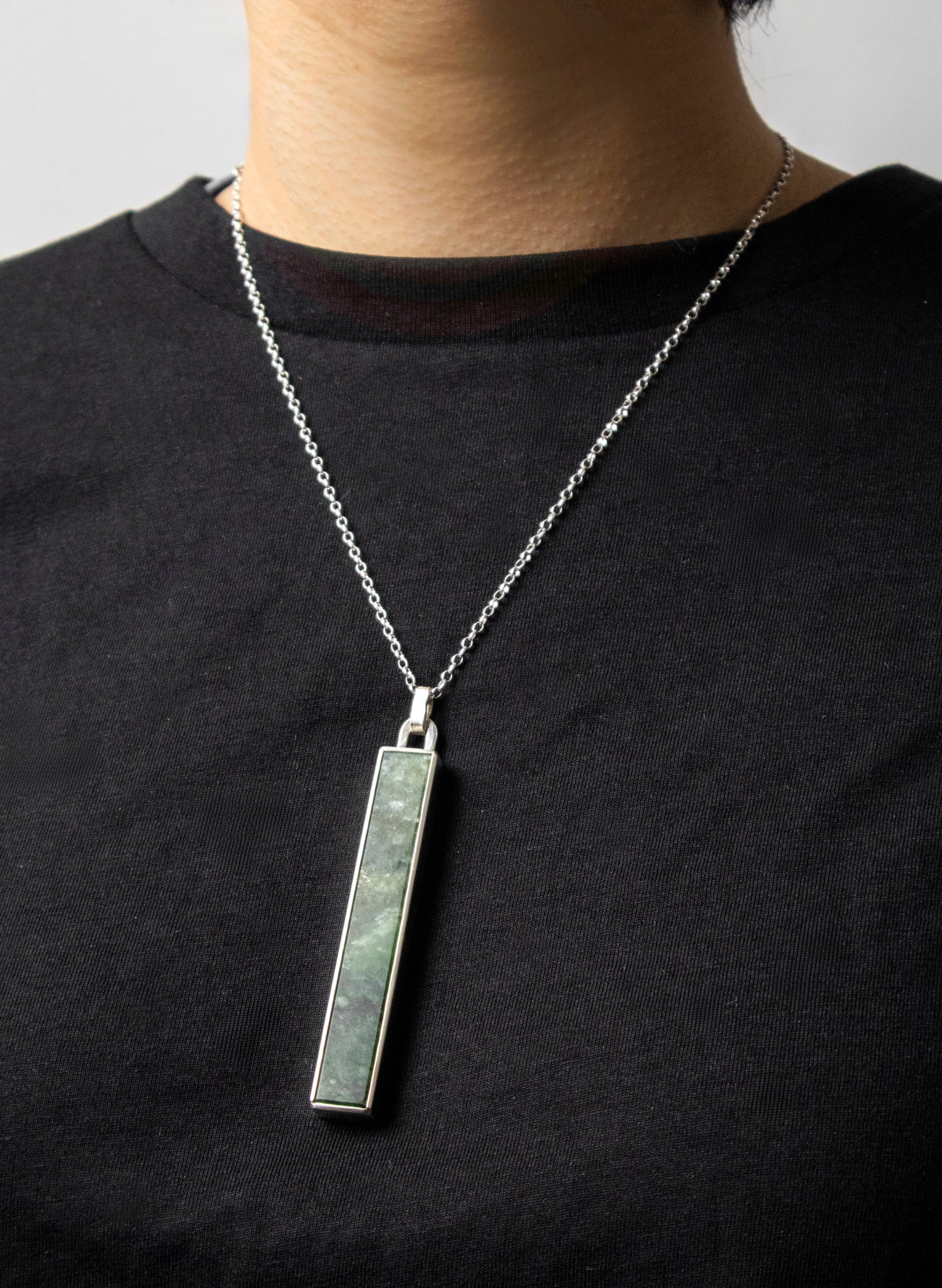 Long Column Pounamu Pendant