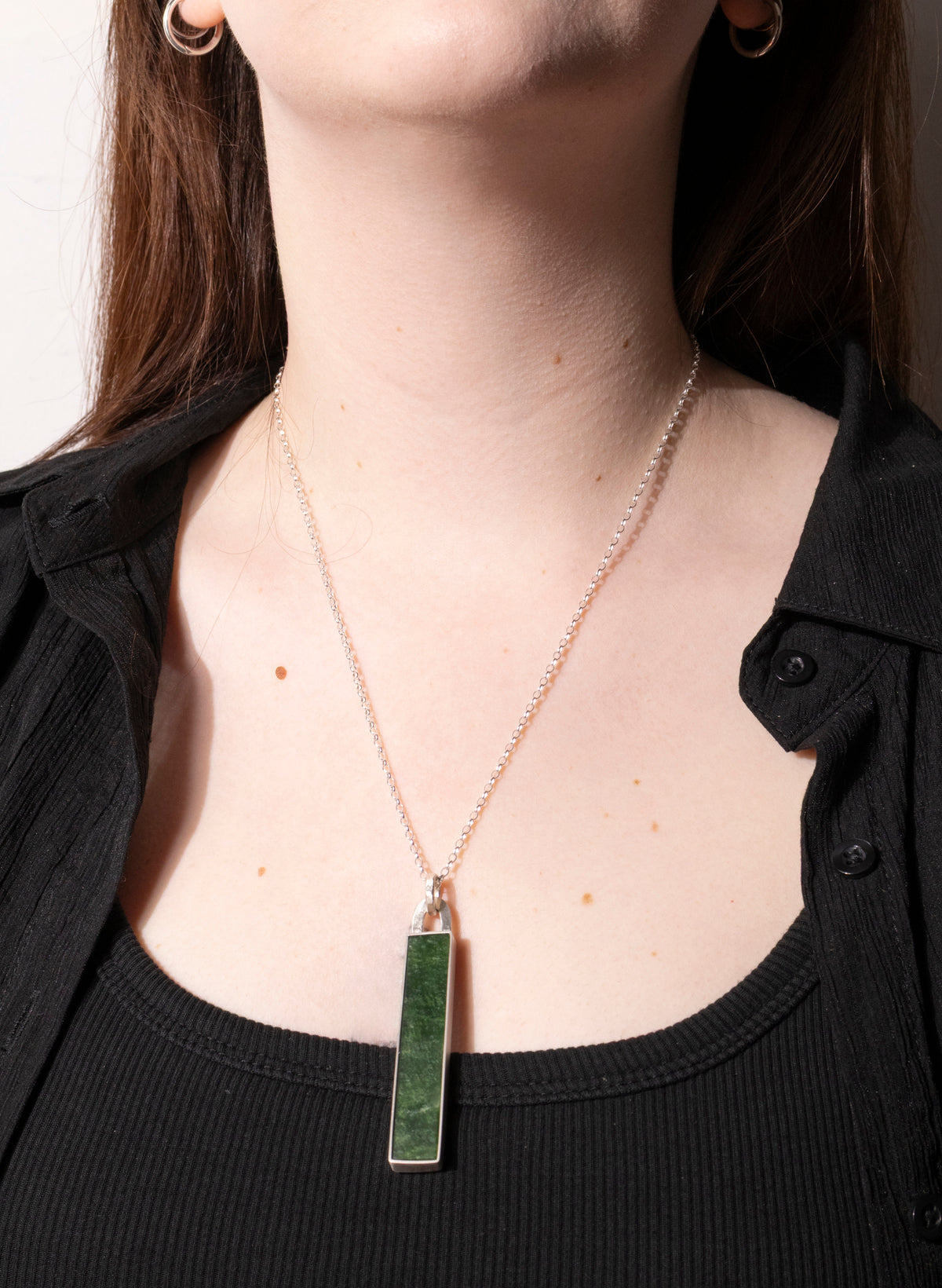 Column Pounamu Pendant