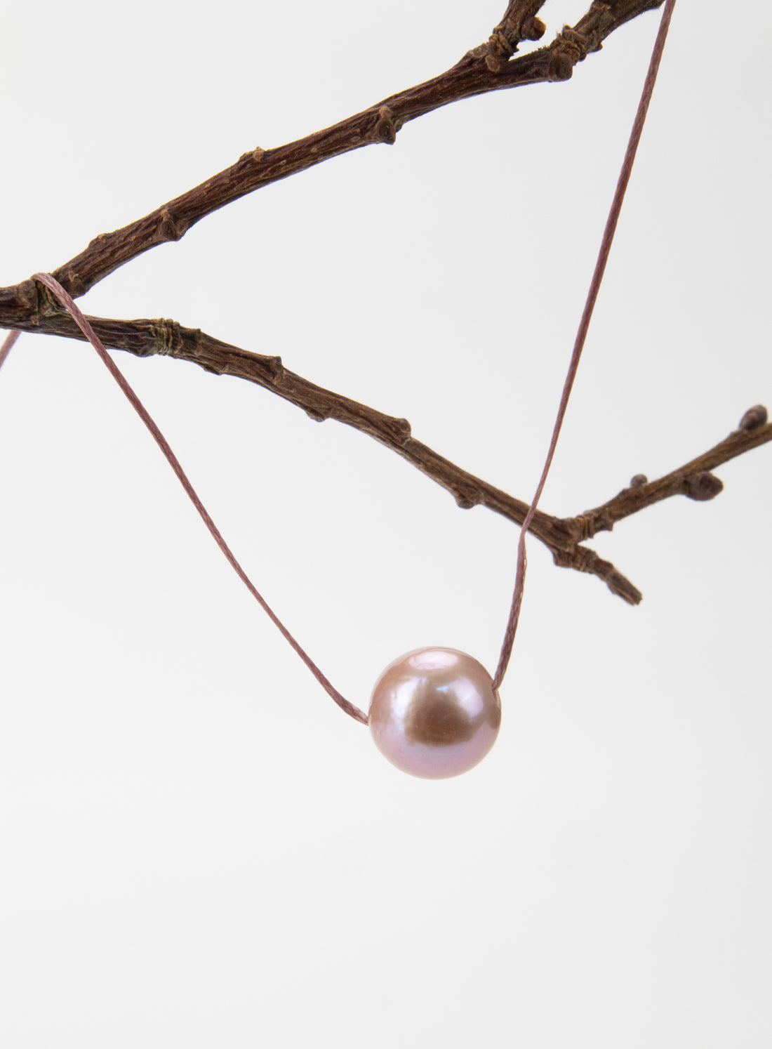 For Mum, you are a real pearl - Raspberry Necklace