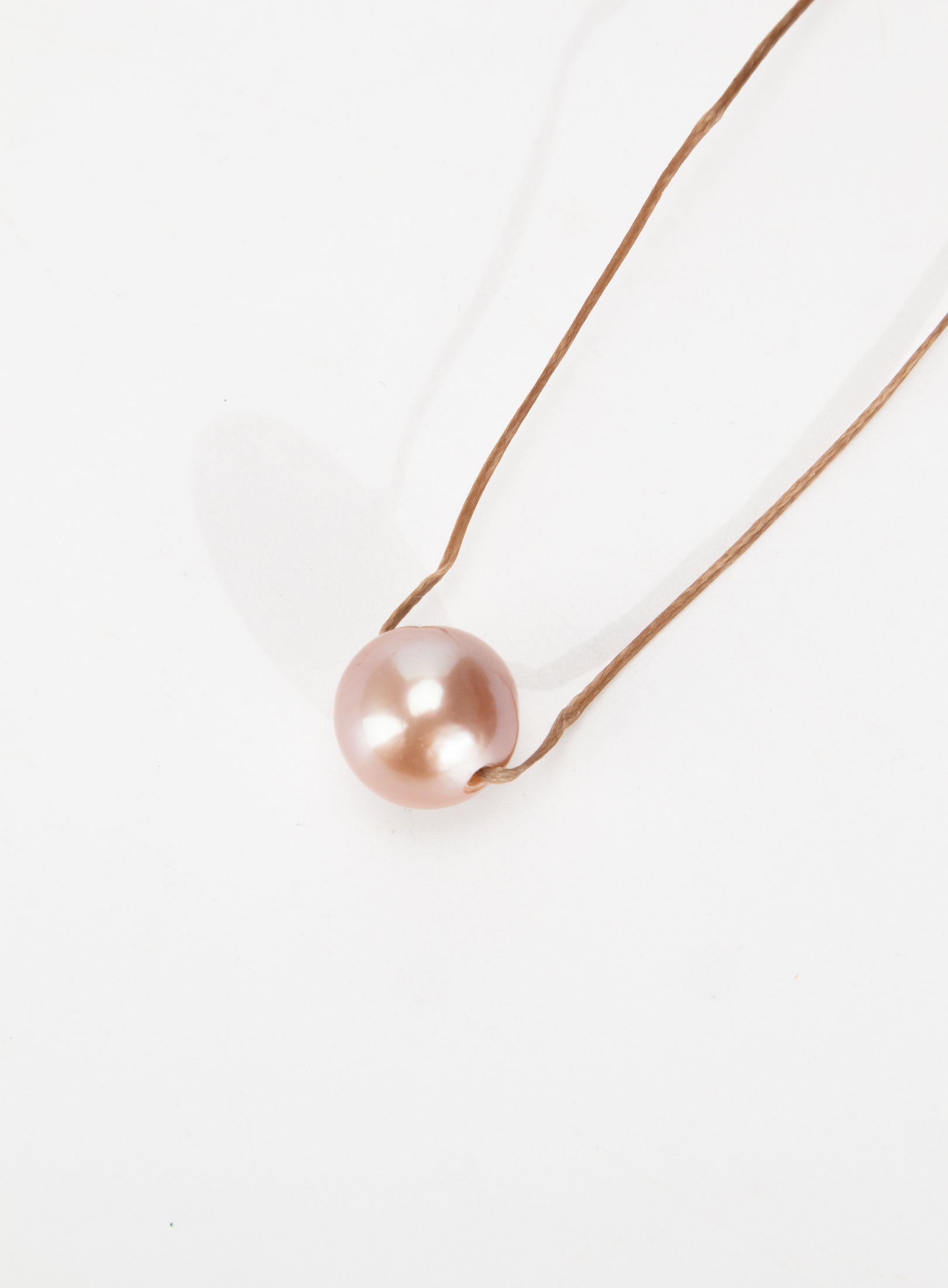 For Mum, you are a real pearl - Hazelnut Necklace