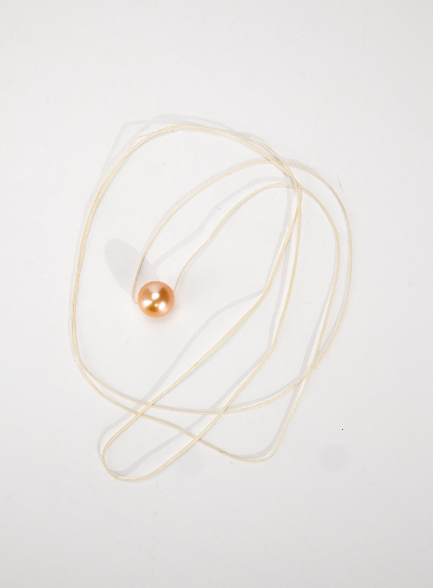 For Mum, you are a real pearl - Peach Necklace