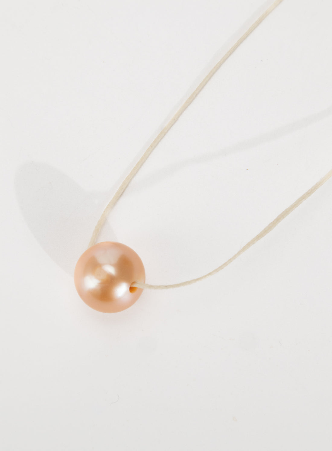 For Mum, you are a real pearl - Peach Necklace