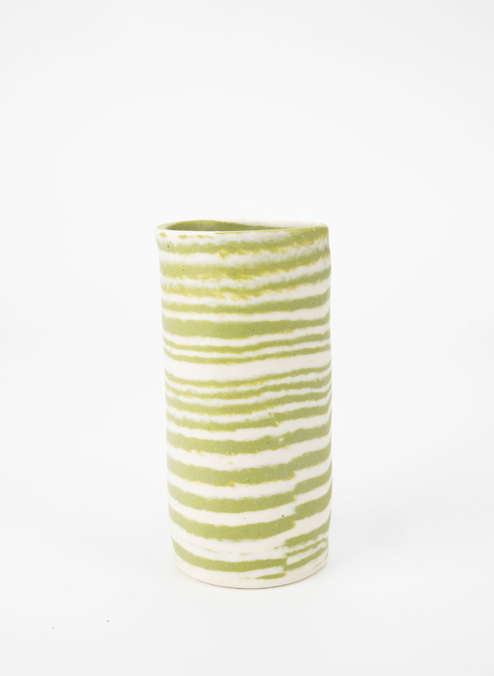 Nerikomi Green Tiny Vase