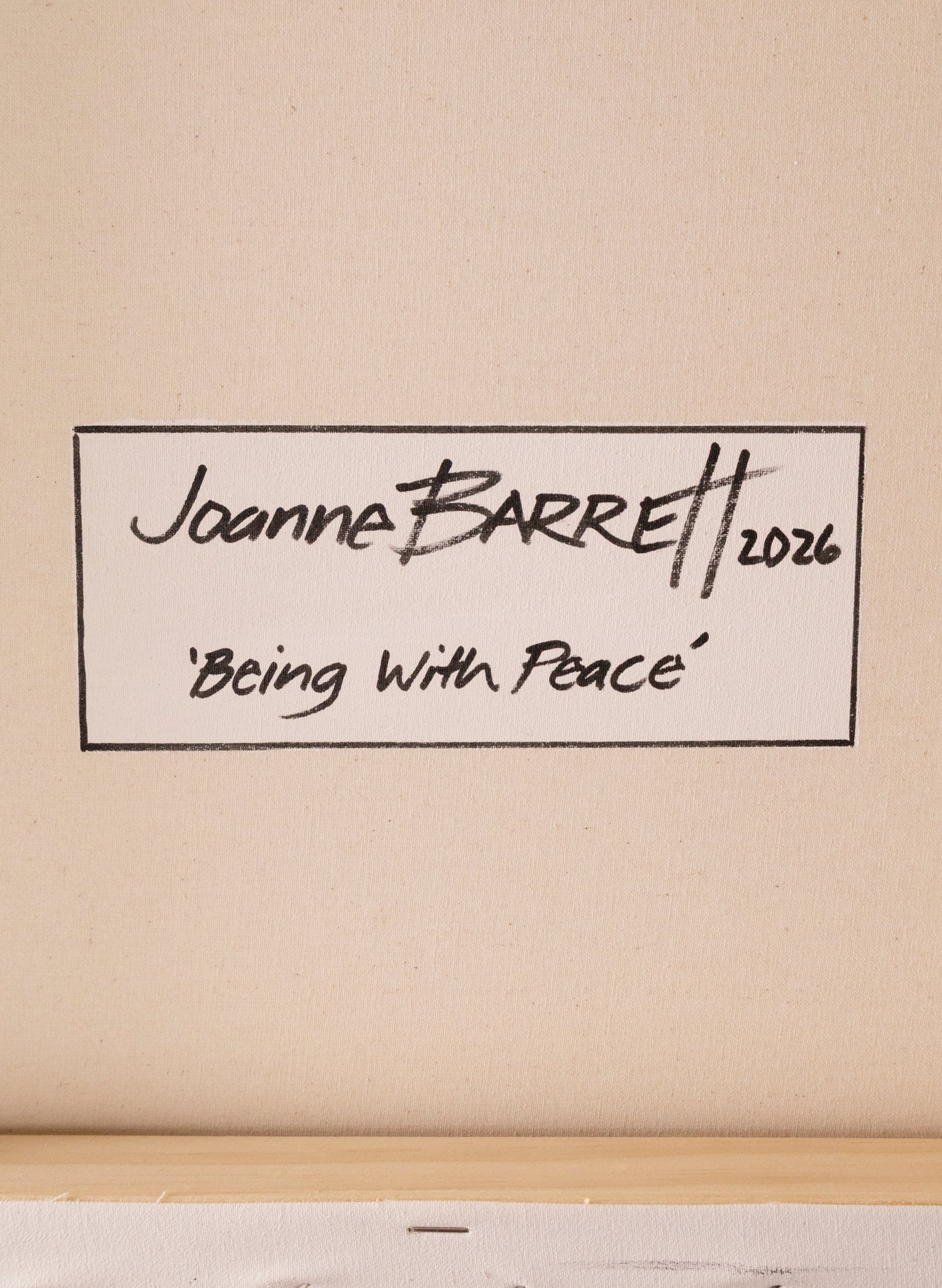 Being With Peace - Original Painting