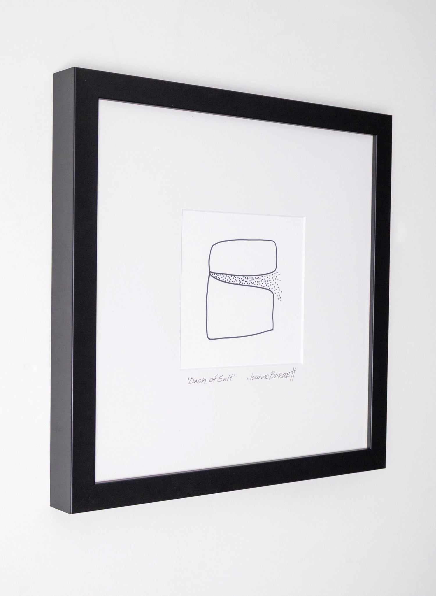 Dash Of Salt Framed Print