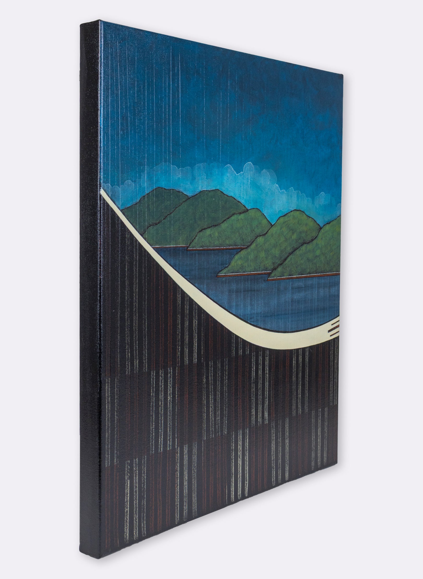 Far North River Valley Original Painting