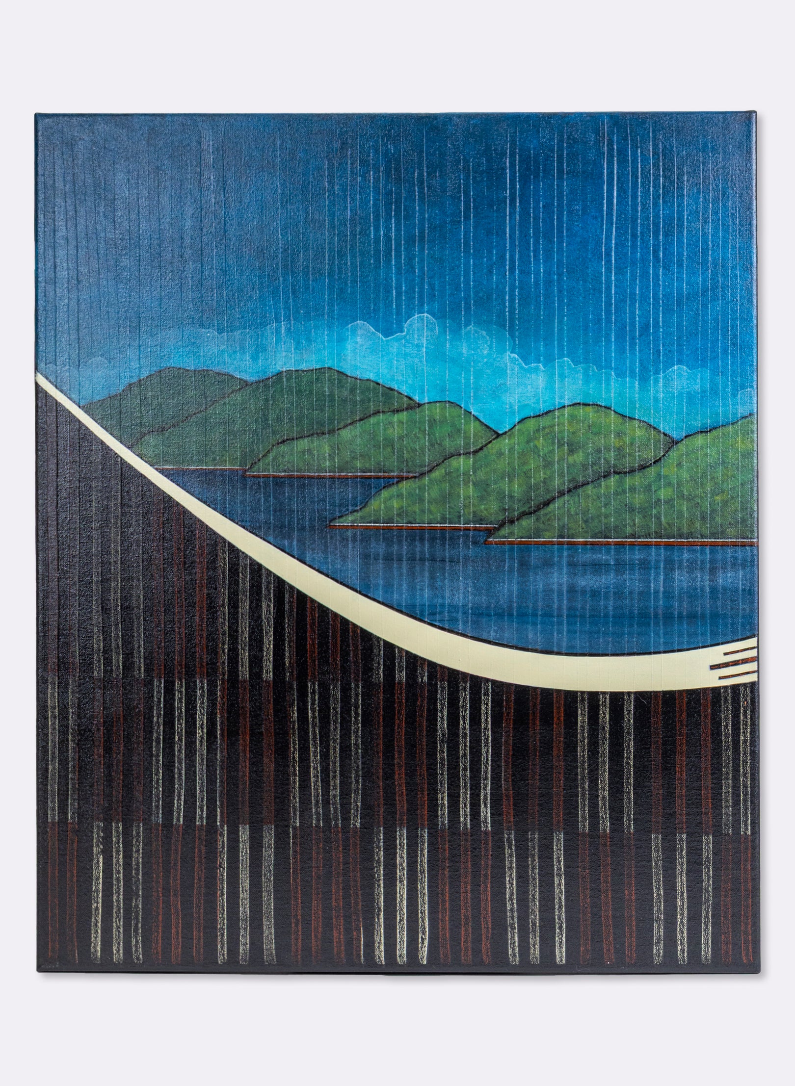 Far North River Valley Original Painting