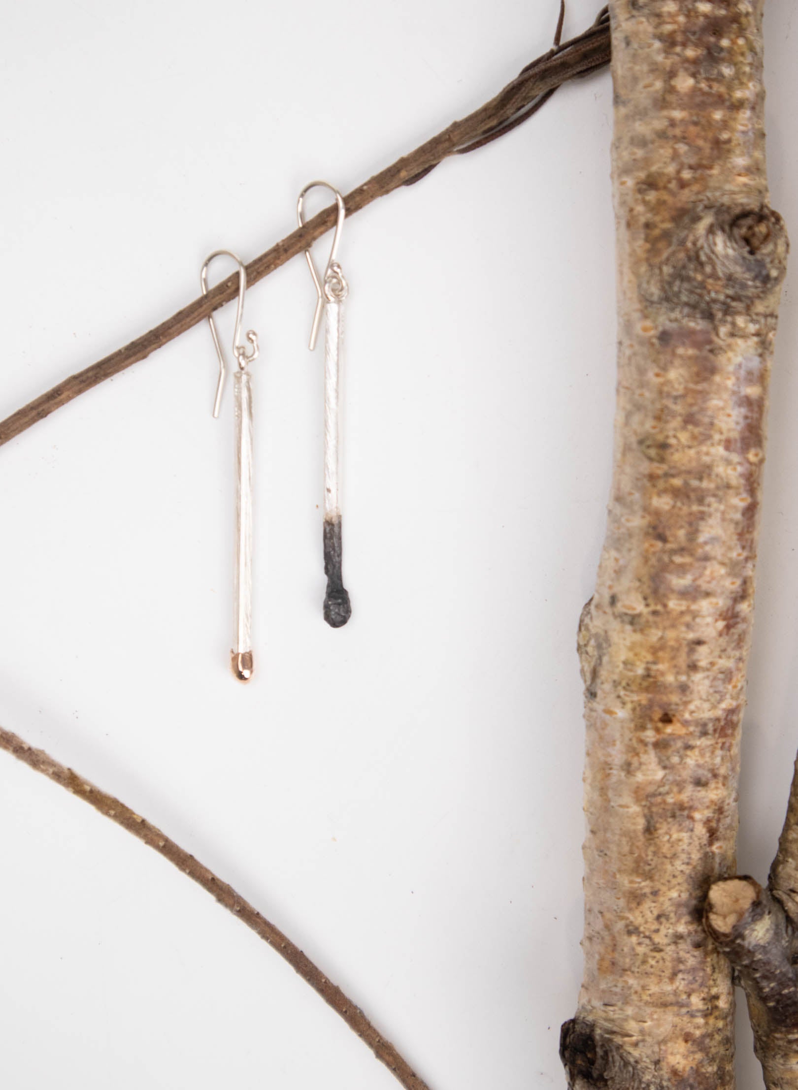 Burnt & Live Matches Earrings