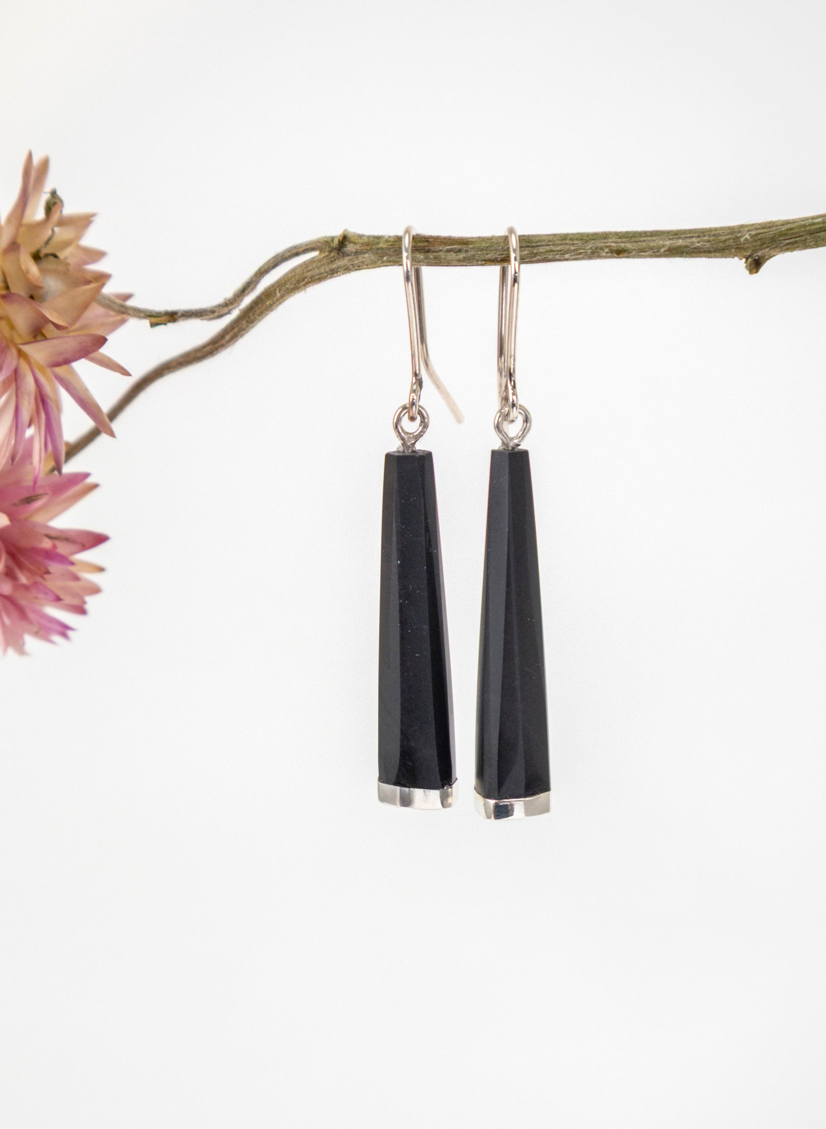 Huia Earrings - Basalt
