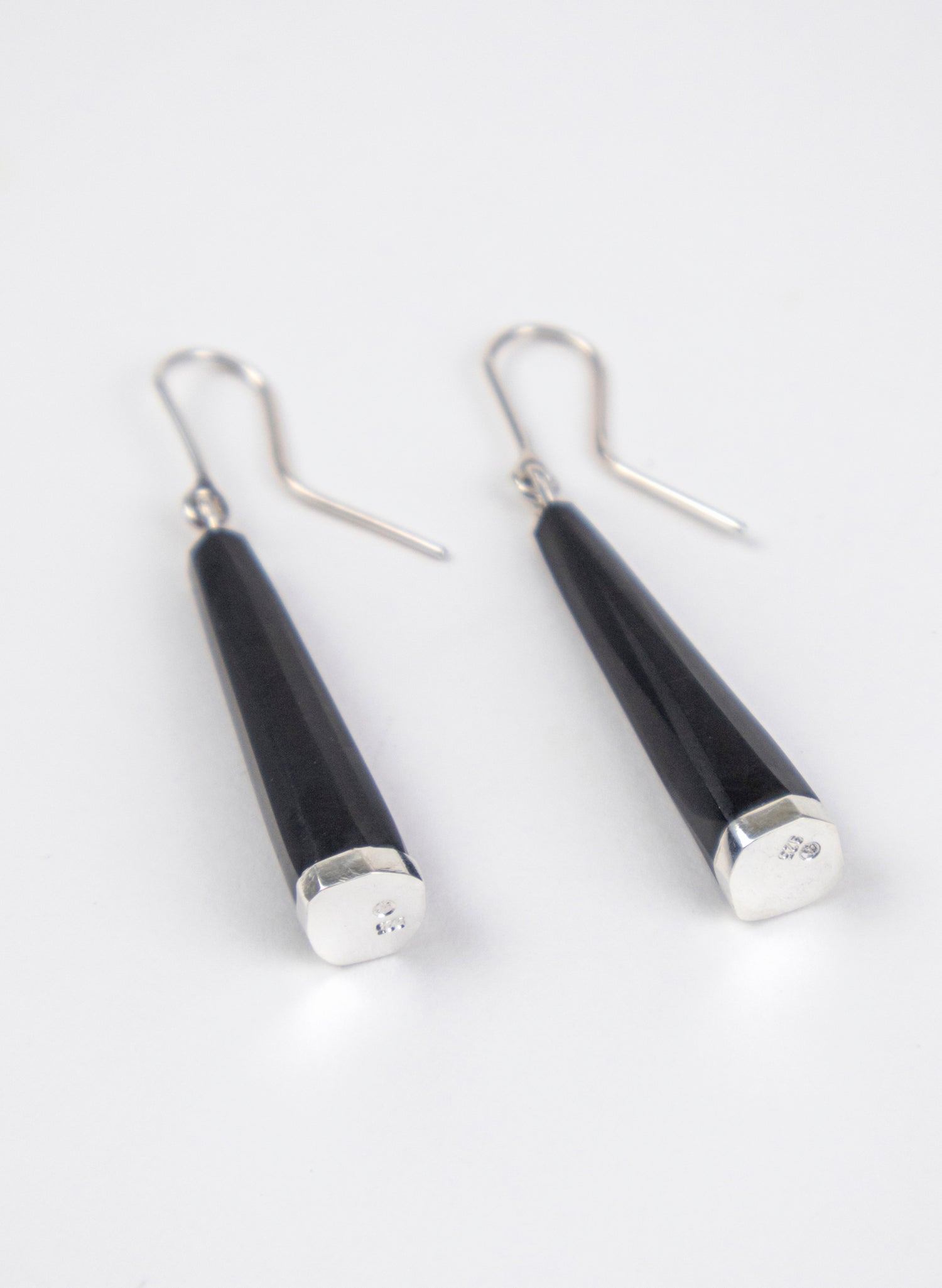 Huia Earrings - Basalt