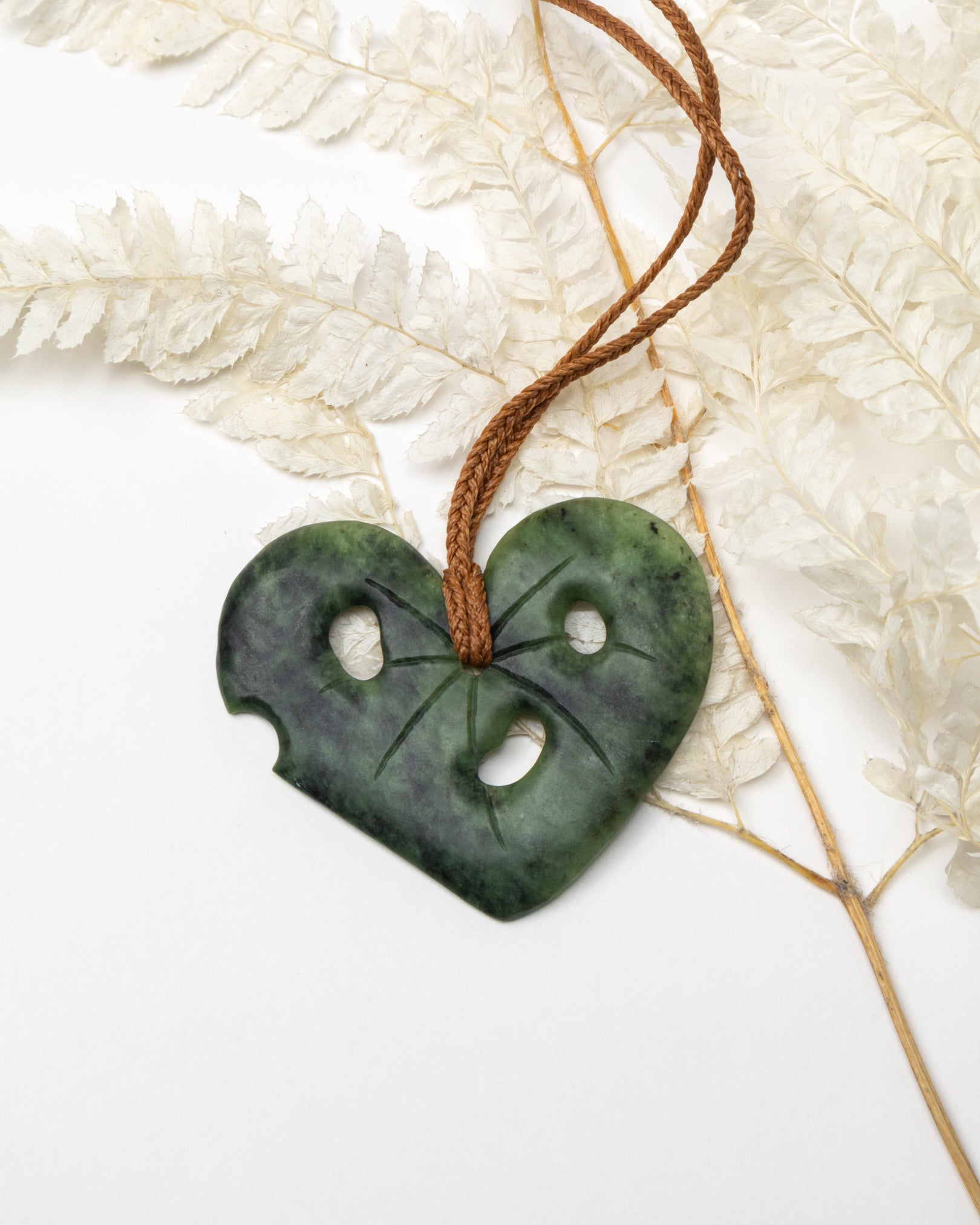 Pounamu Kawakawa Necklace
