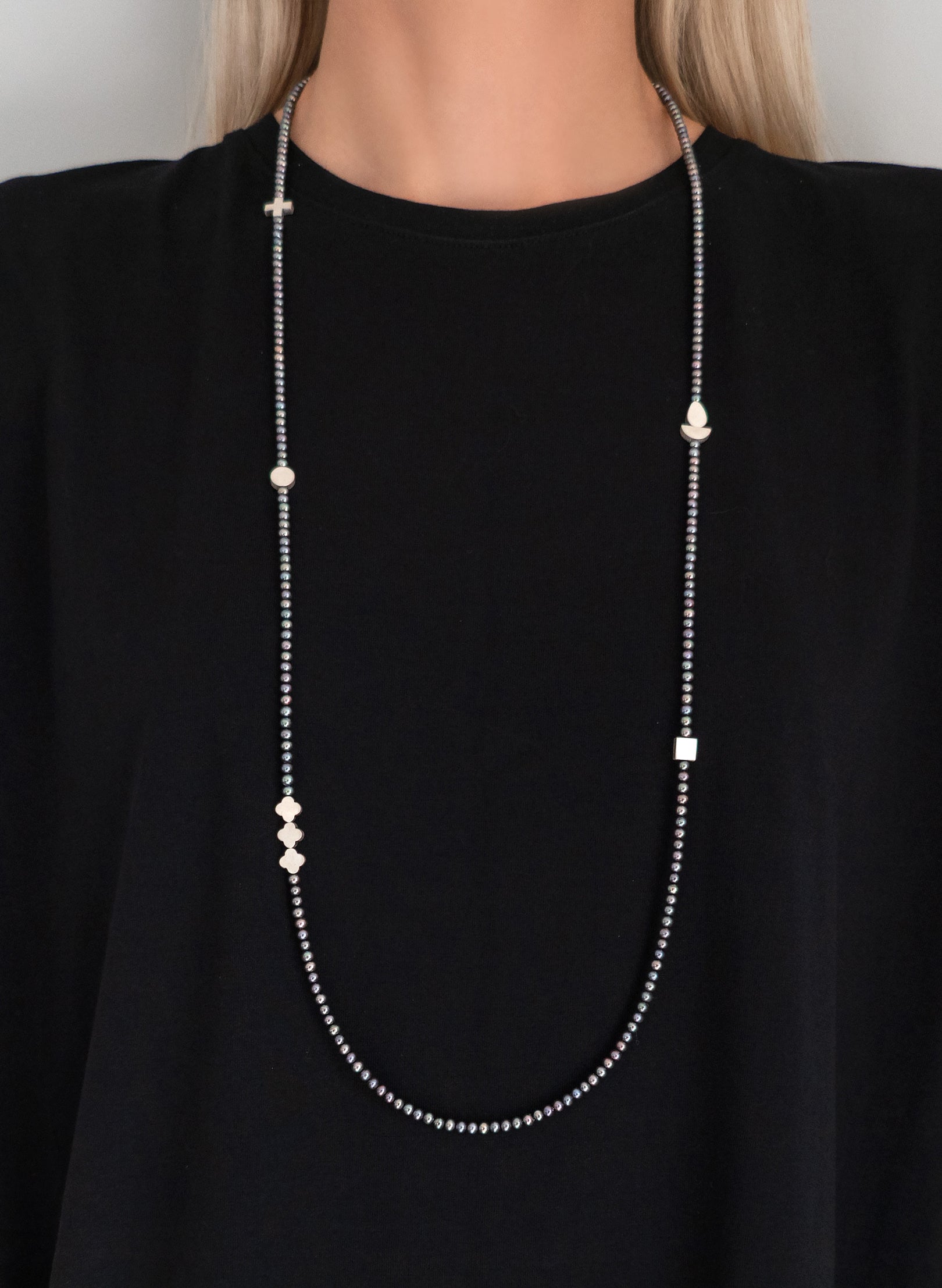Still Point Black - Necklace