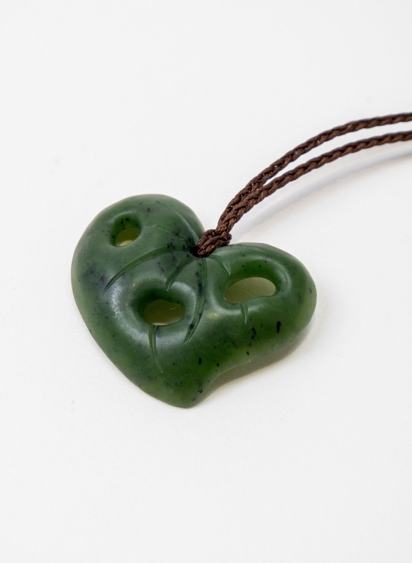 Pounamu Kawakawa Leaf