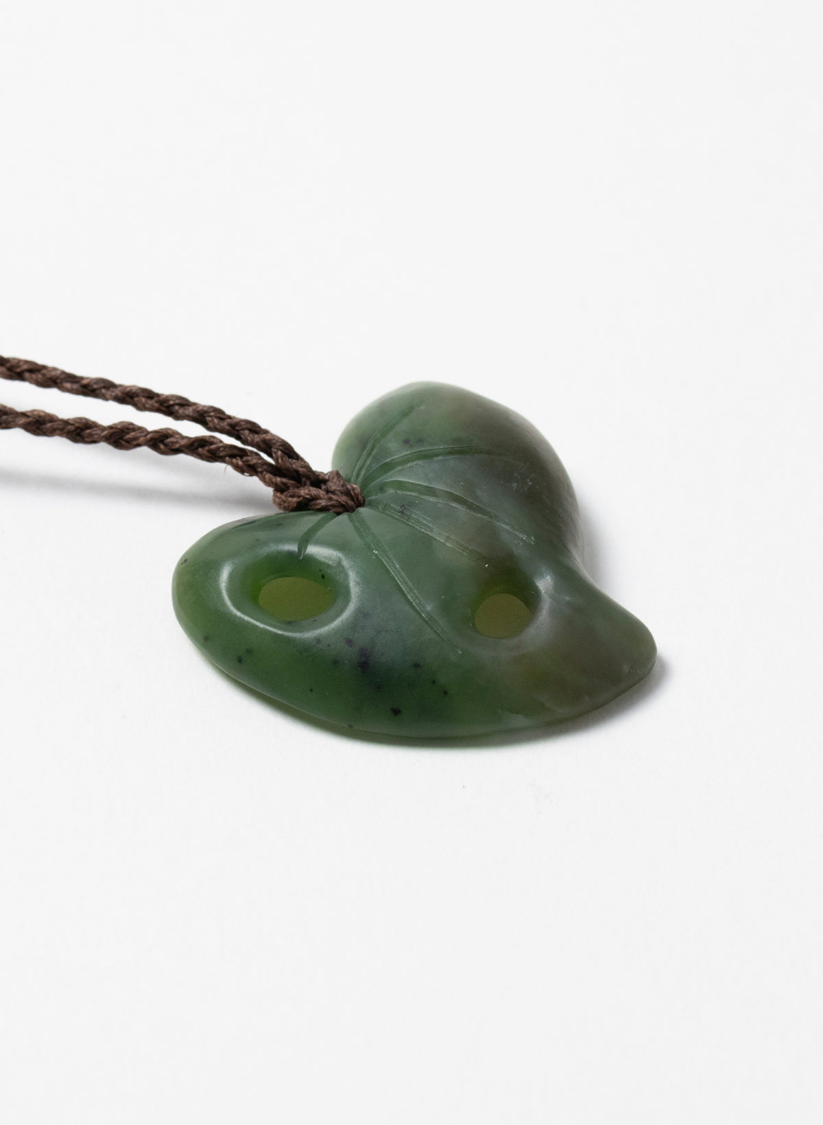 Pounamu Kawakawa Leaf