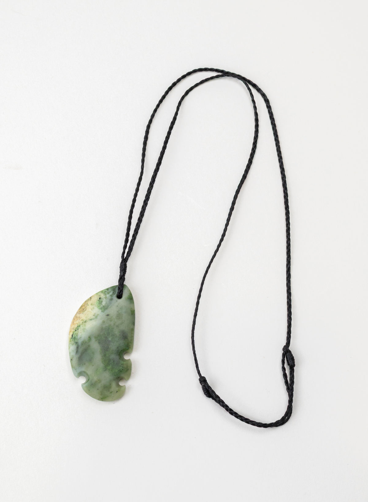 Notched Pounamu Pendant